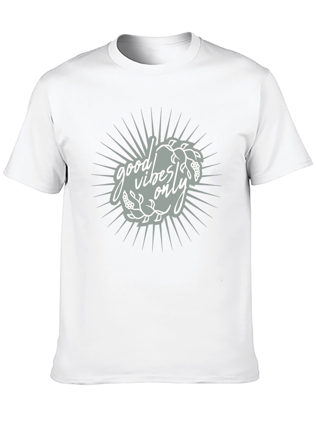 Good Vibes Only Black Graphic Tee