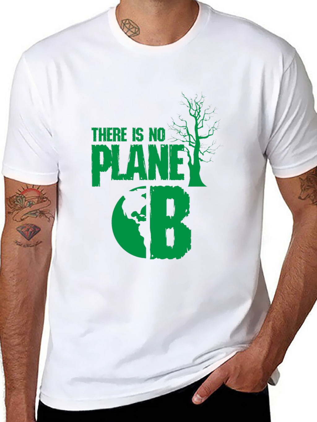 Eco-Friendly No Planet B Graphic T-Shirt