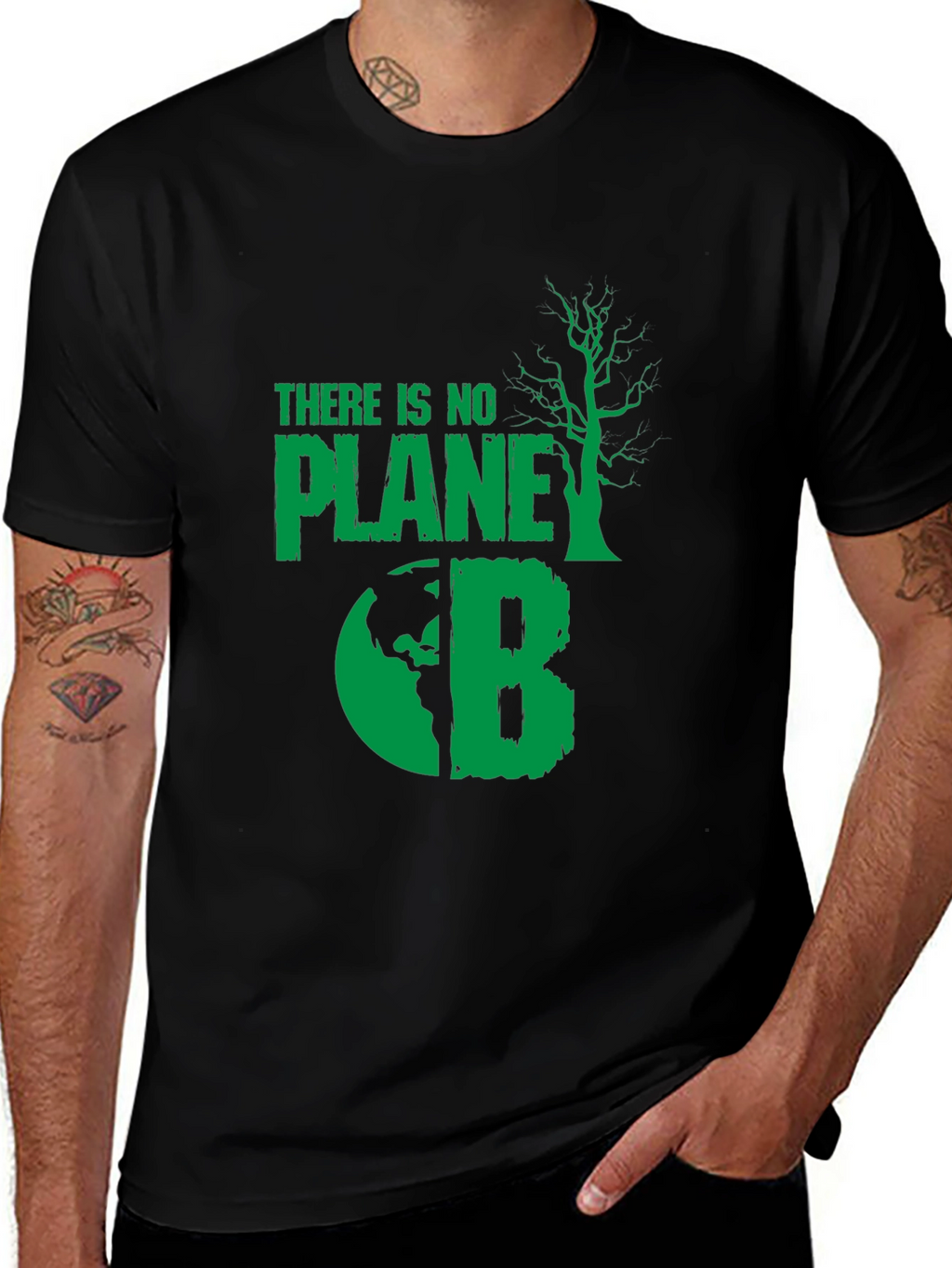 Eco-Friendly No Planet B Graphic T-Shirt