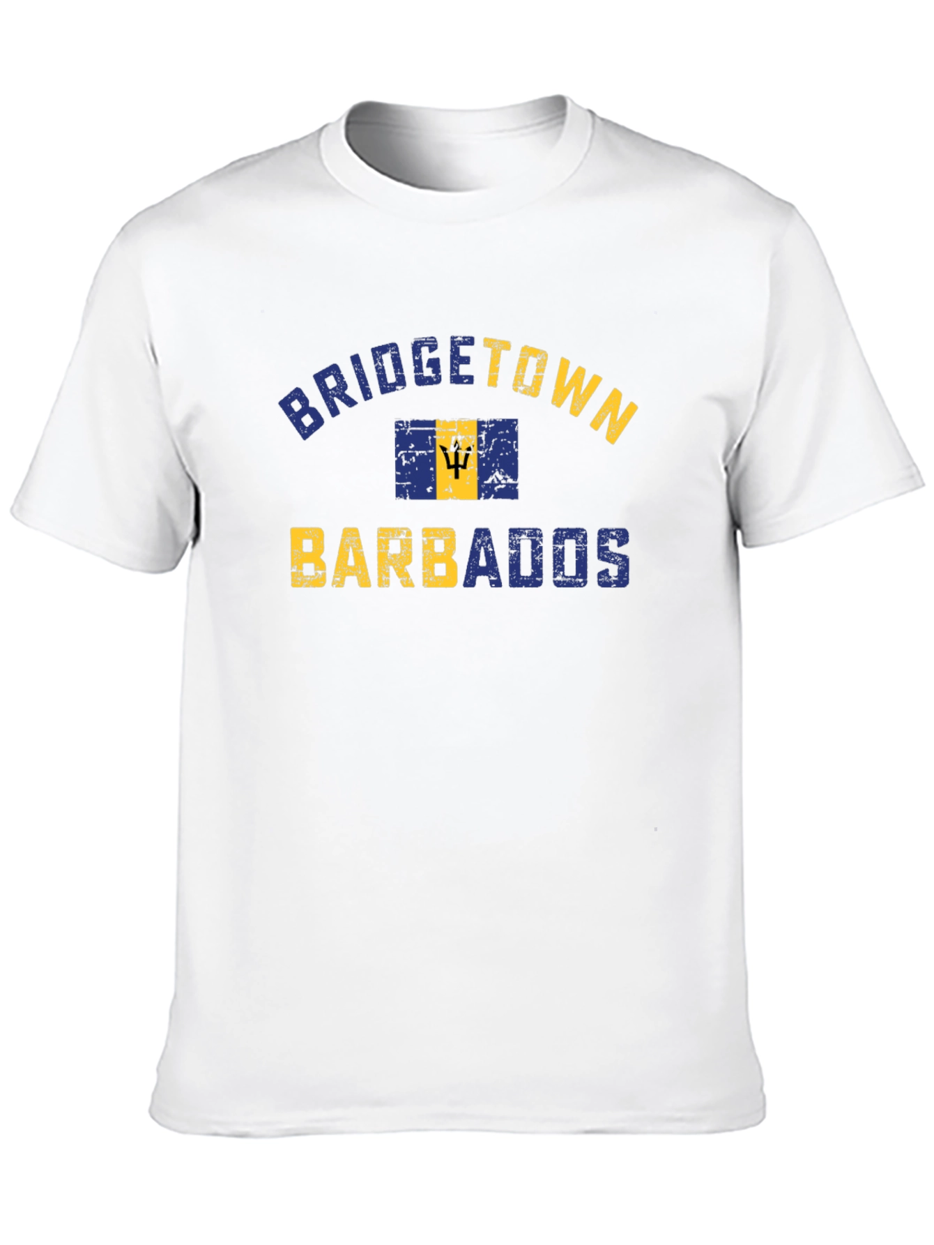Bridgetown Barbados T-Shirt - Distressed Graphic Tee