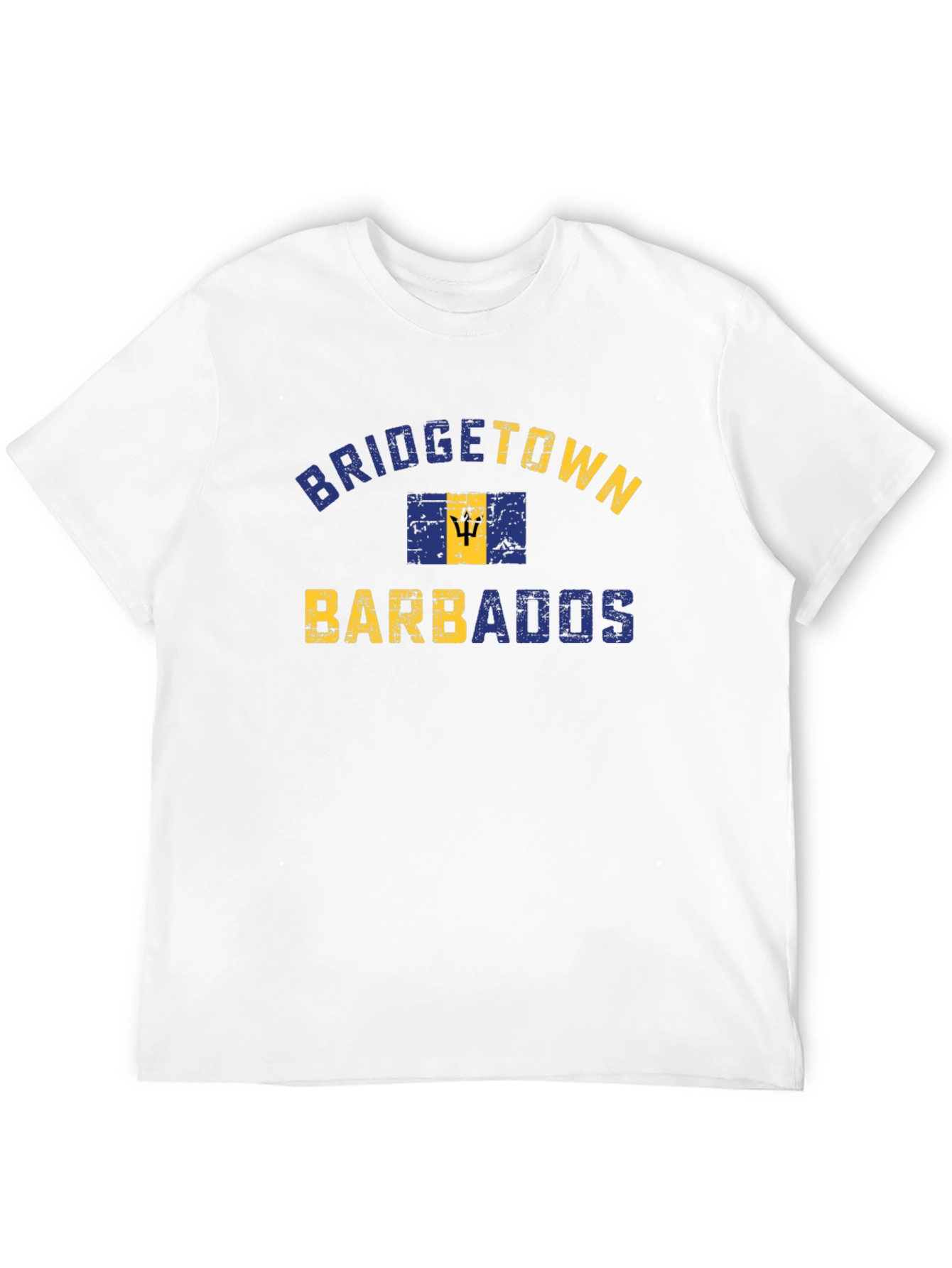 Bridgetown Barbados T-Shirt - Distressed Graphic Tee