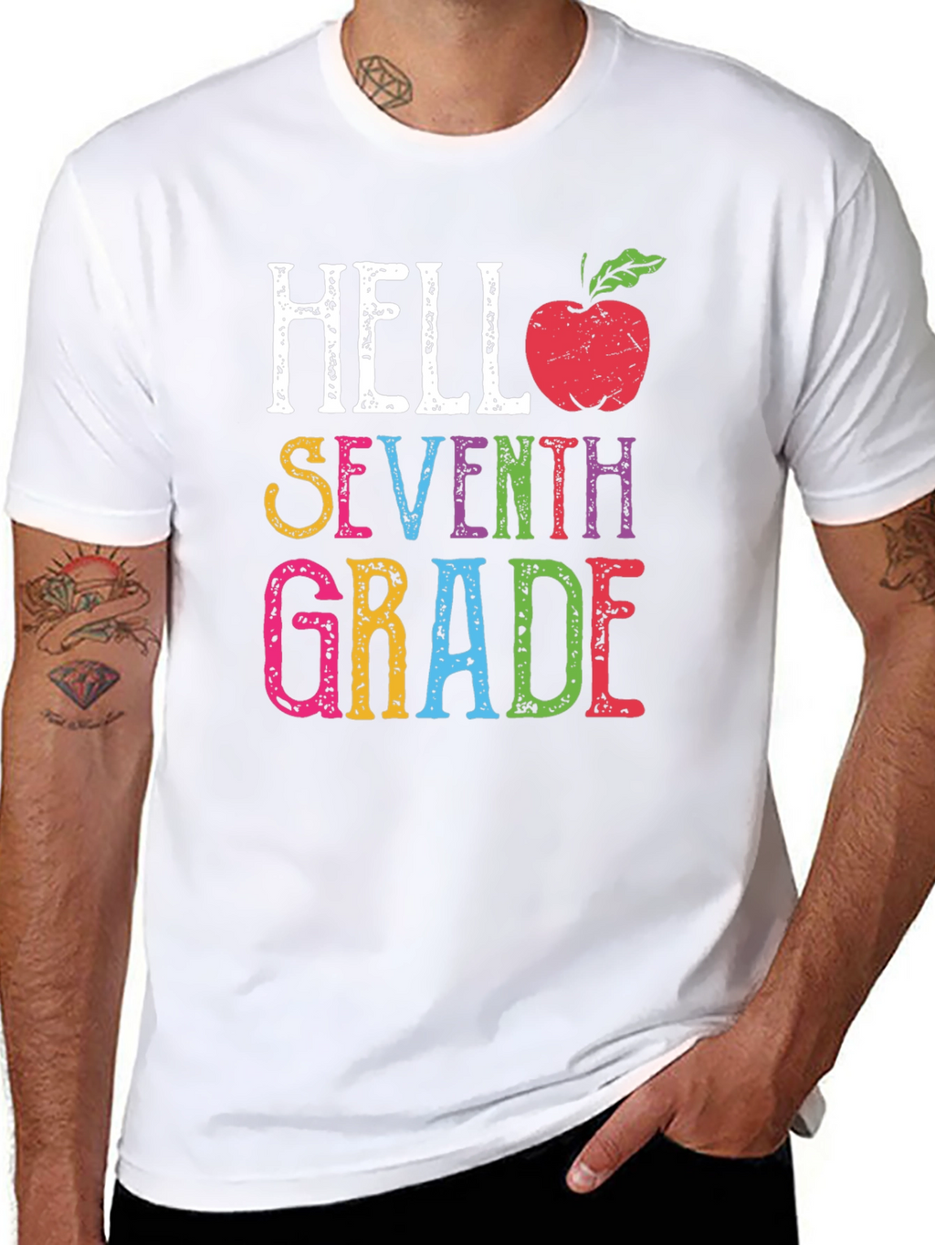 Hello Seventh Grade T-Shirt - Back To School