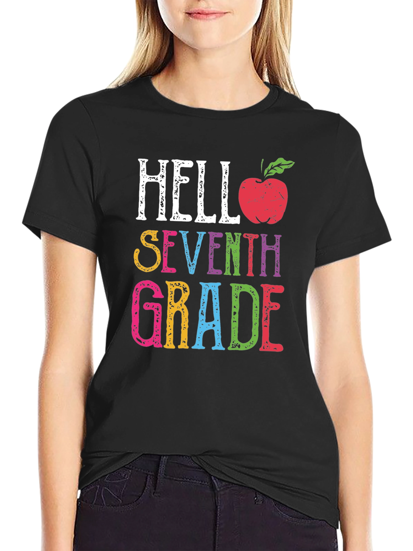 Hello Seventh Grade T-Shirt - Back To School