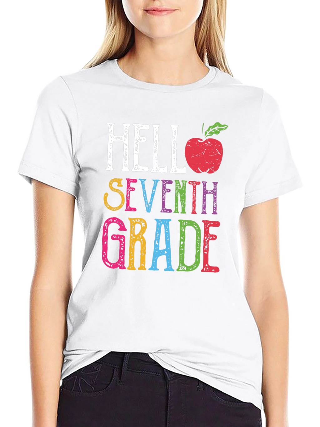 Hello Seventh Grade T-Shirt - Back To School
