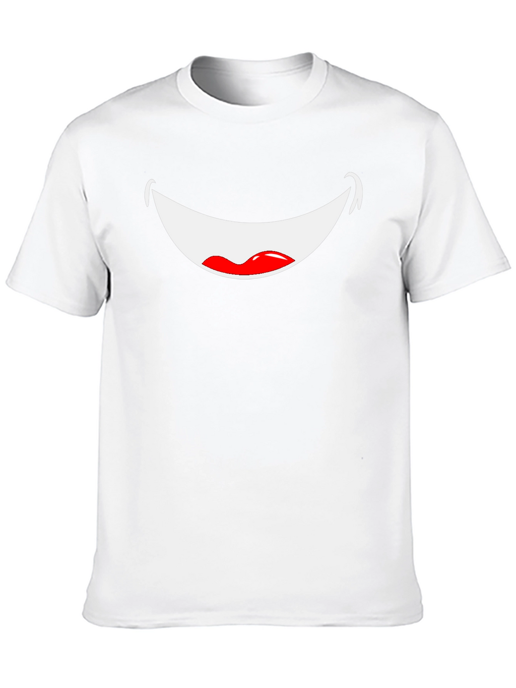 Funny Smile Graphic T-Shirt - Black