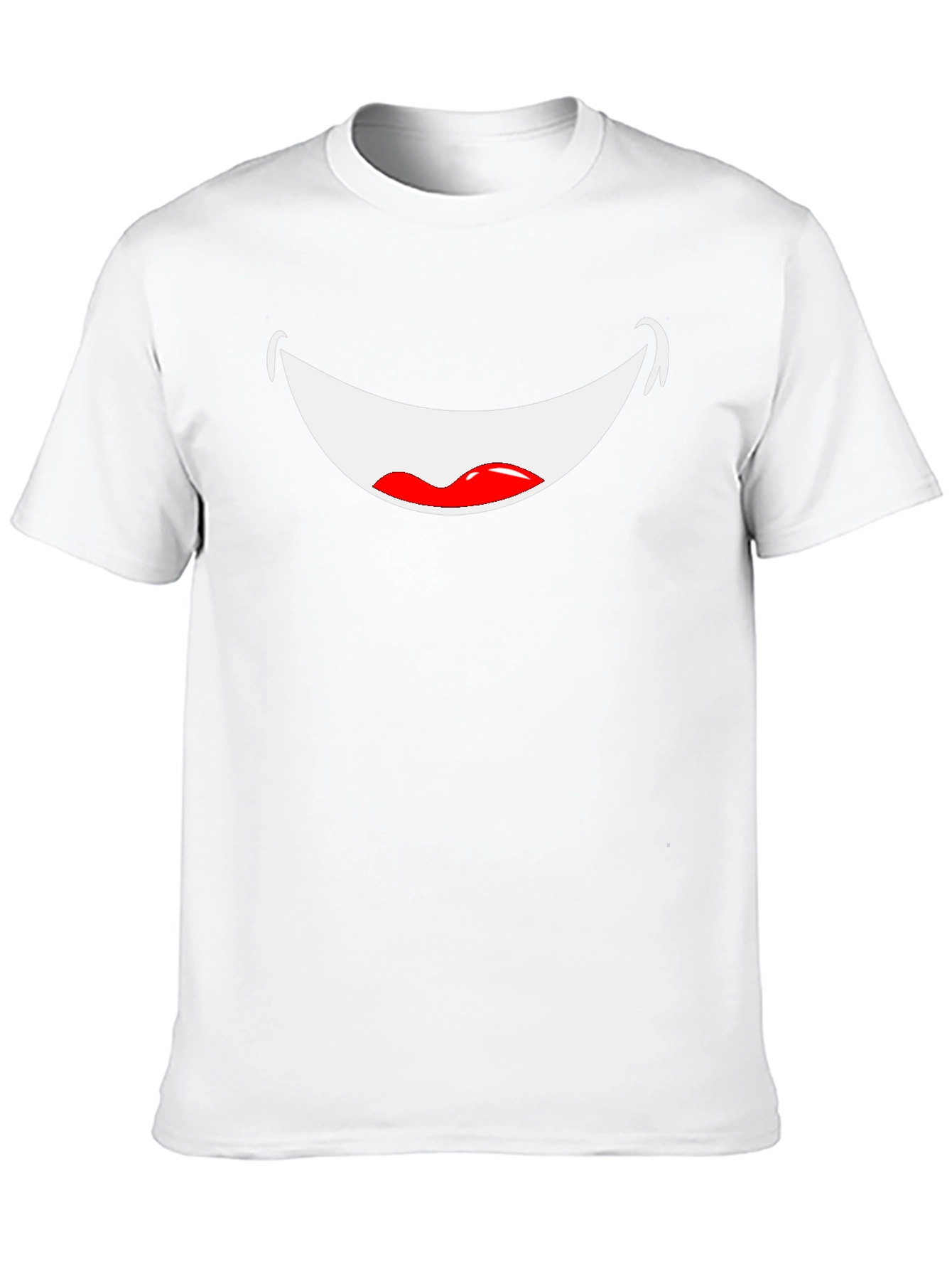 Funny Smile Graphic T-Shirt - Black