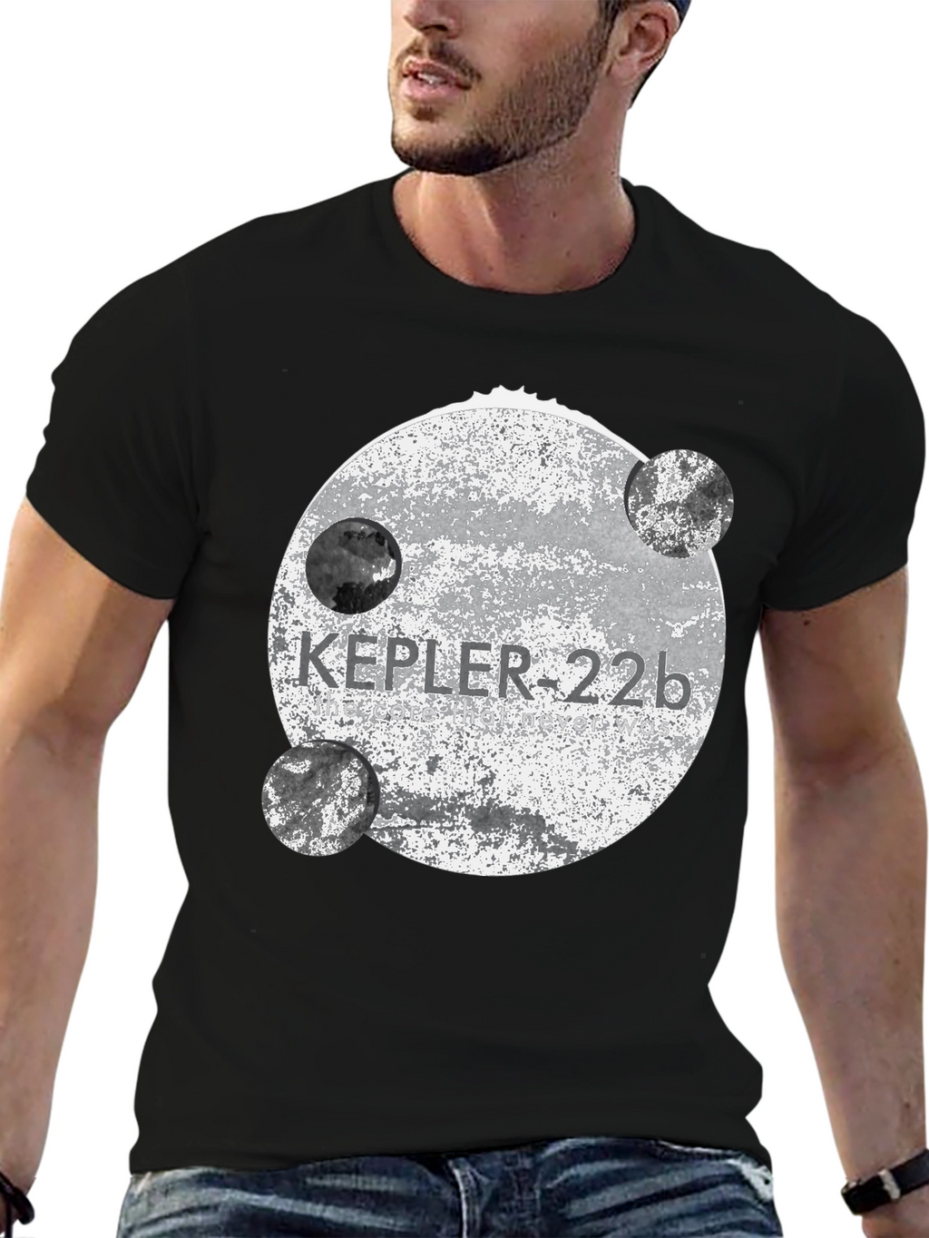 Kepler-22b Graphic Tee - Black Unisex T-Shirt