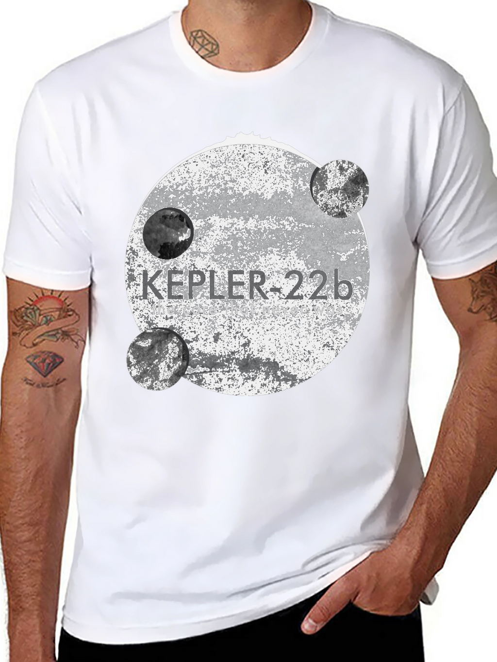 Kepler-22b Graphic Tee - Black Unisex T-Shirt