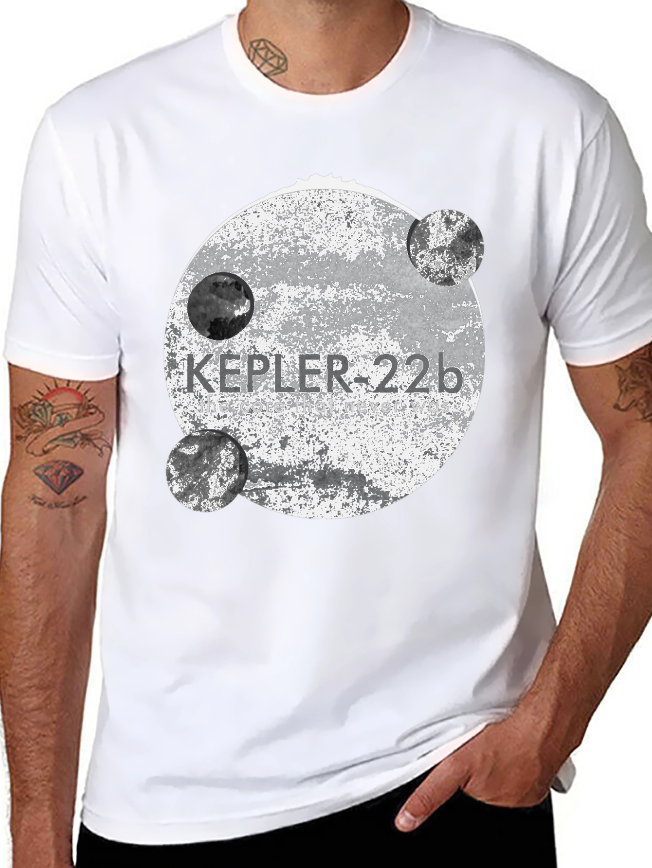 Kepler-22b Graphic Tee - Black Unisex T-Shirt