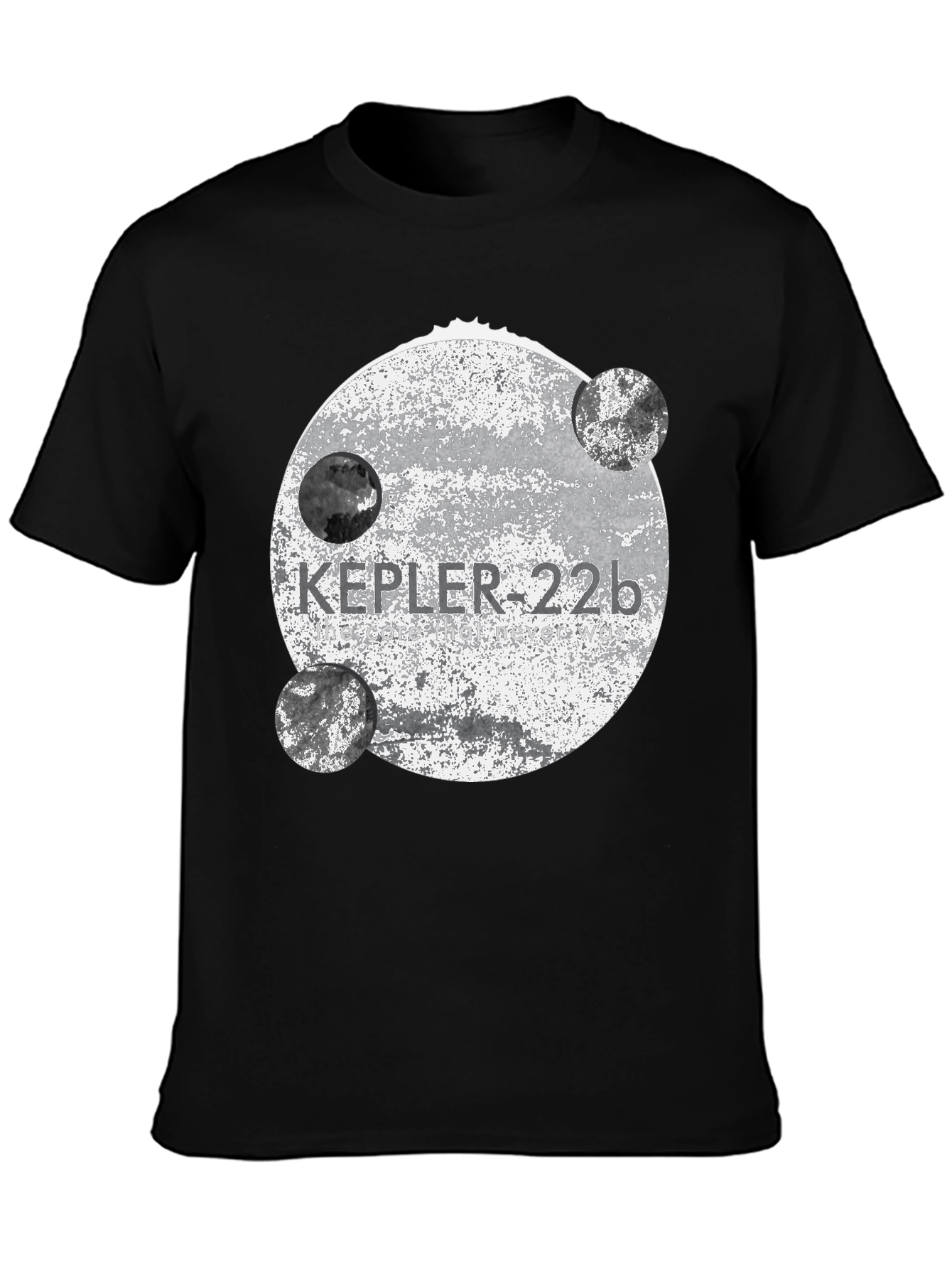 Kepler-22b Graphic Tee - Black Unisex T-Shirt
