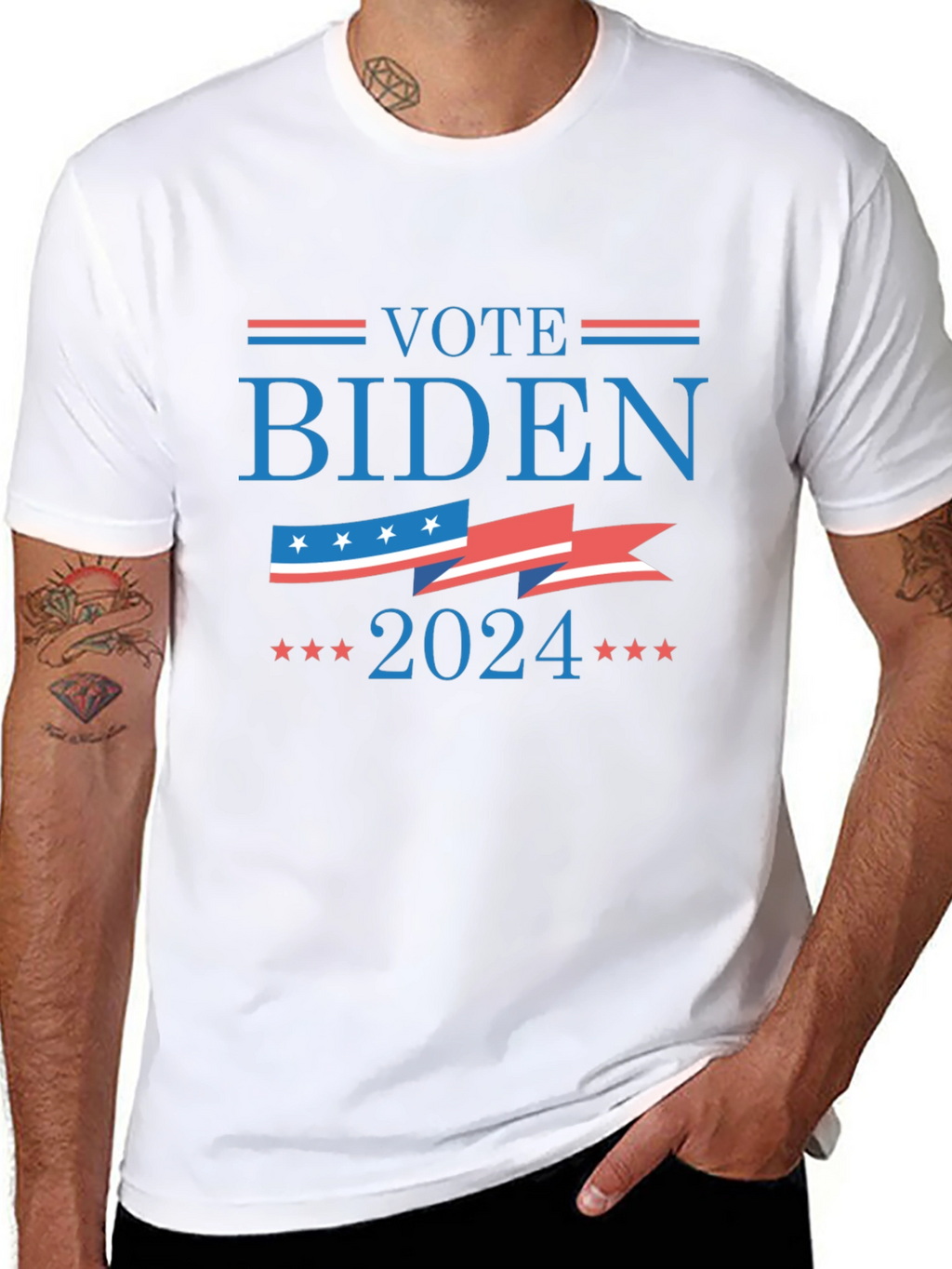 Vote Biden 2024 Patriotic T-Shirt