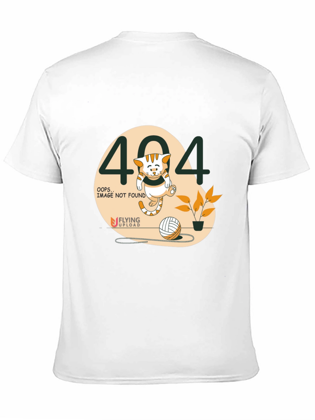 404 Error Cat Graphic T-Shirt