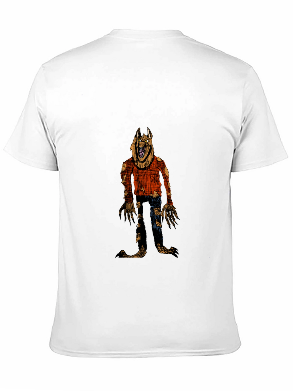 Werewolf Graphic Black T-Shirt