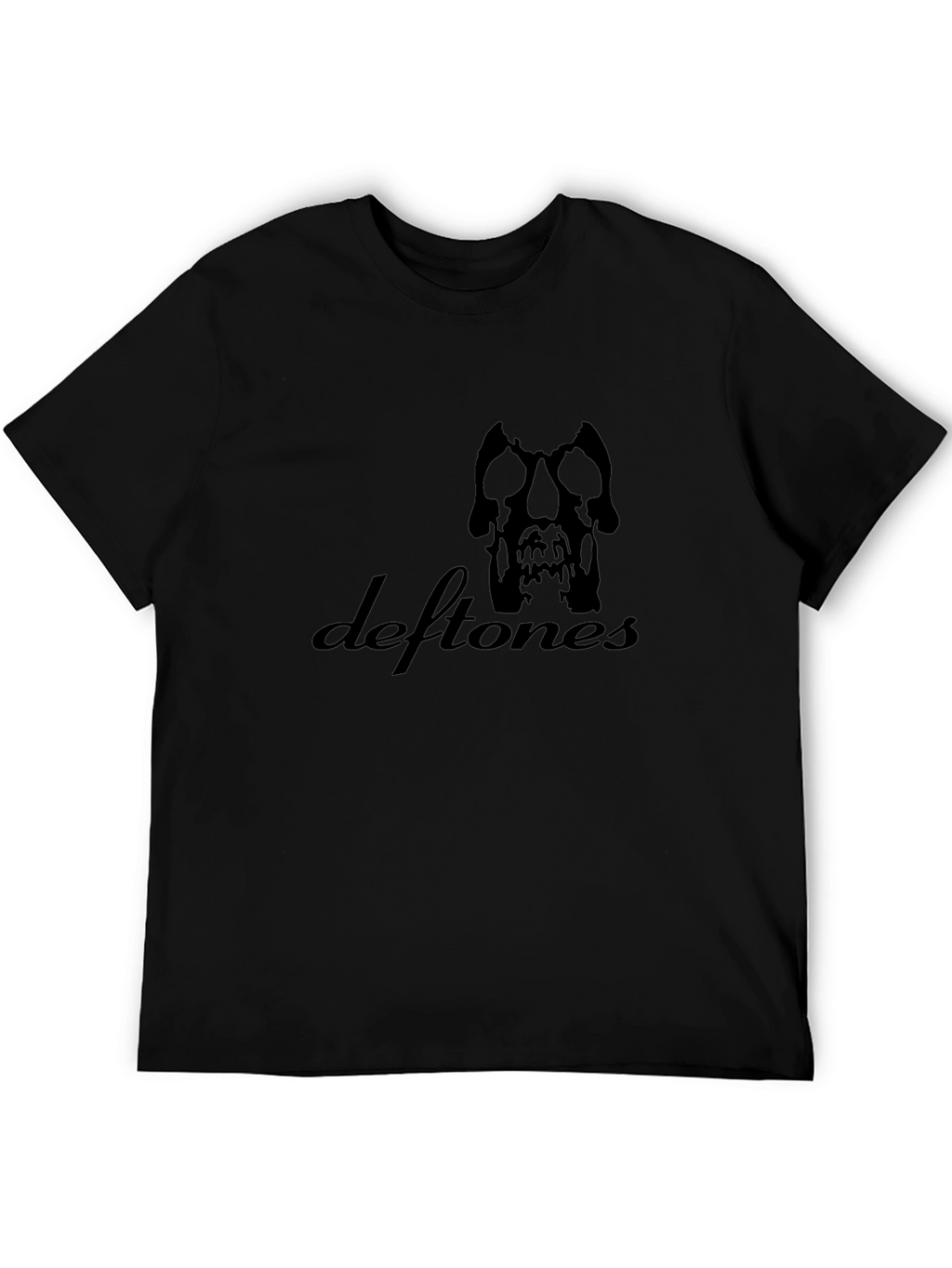 Deftones Band T-Shirt - Black Skull Logo