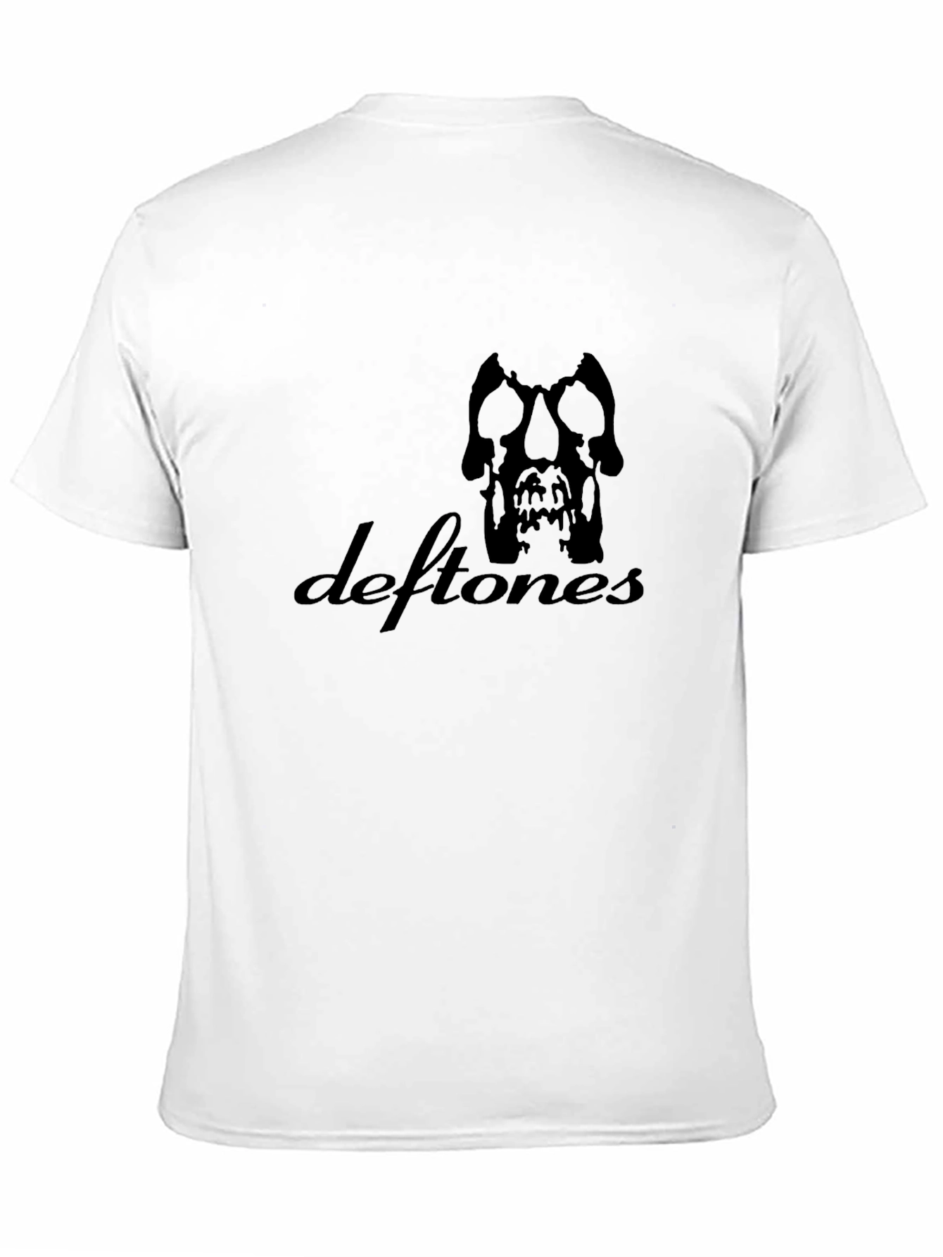 Deftones Band T-Shirt - Black Skull Logo