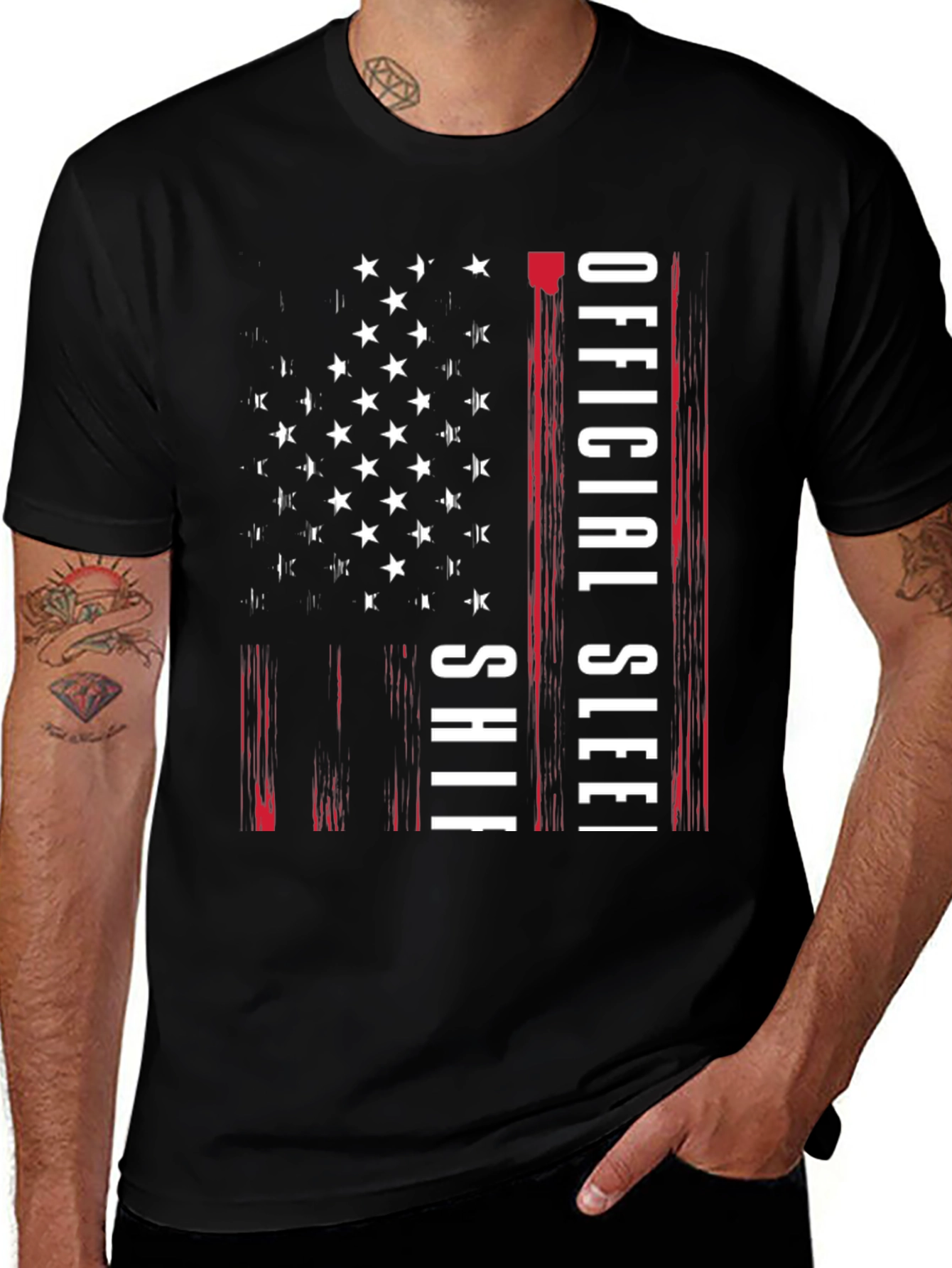 Official Sleeveless Flag Graphic Tee