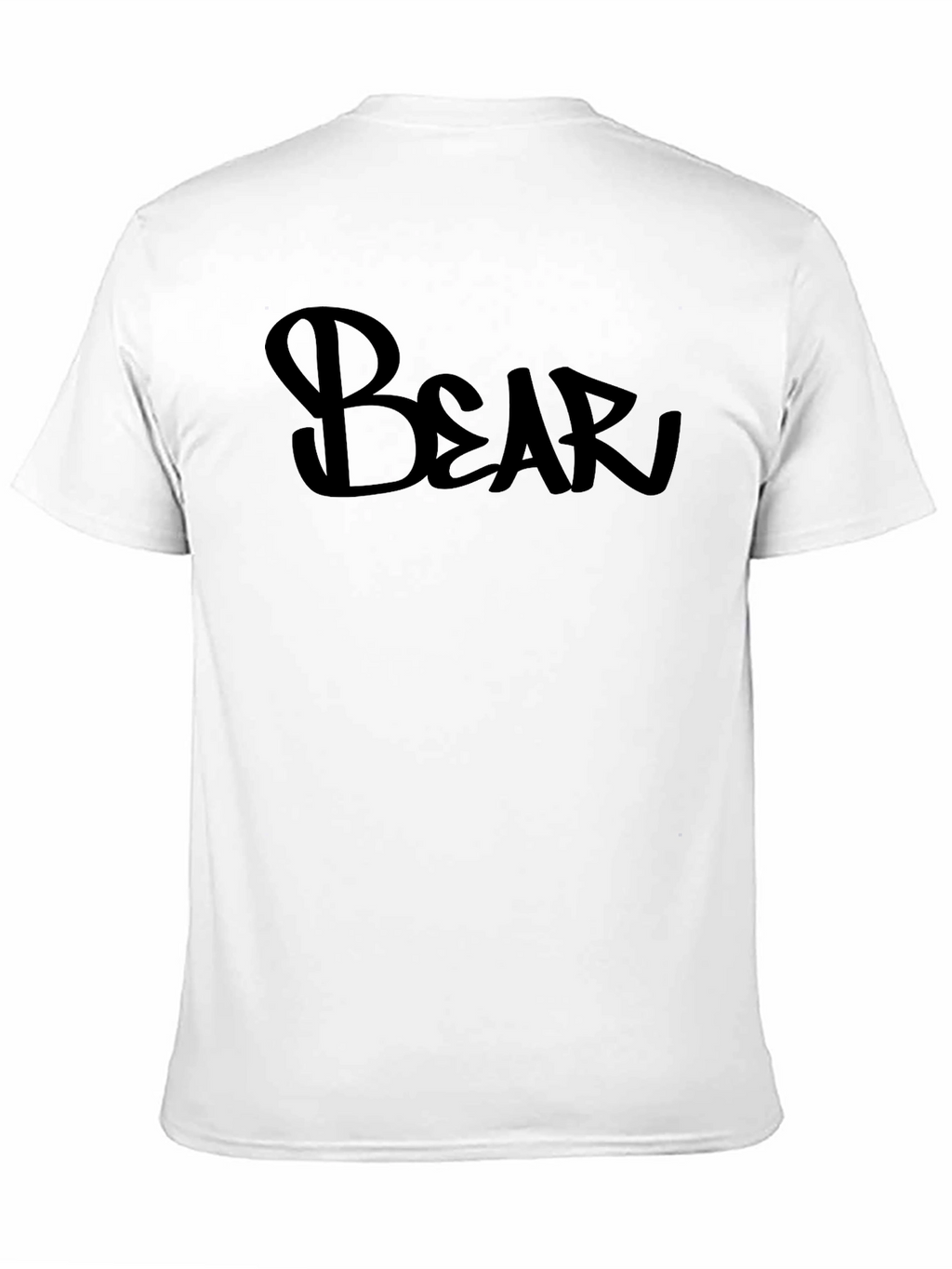 Bold Bear Graphic Print Black T-Shirt