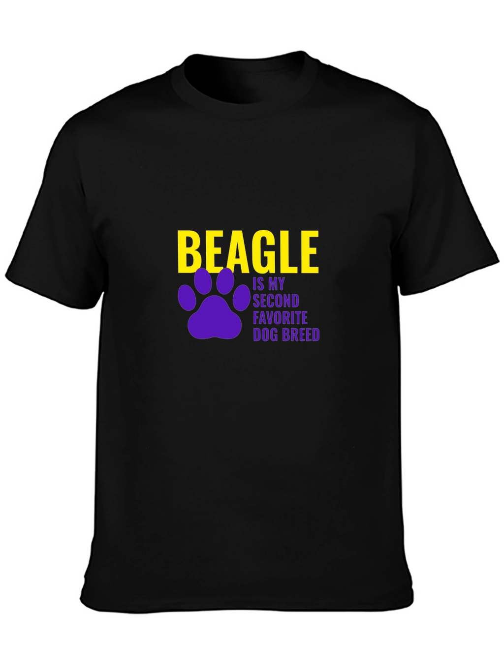 Beagle Dog Breed Black T-Shirt