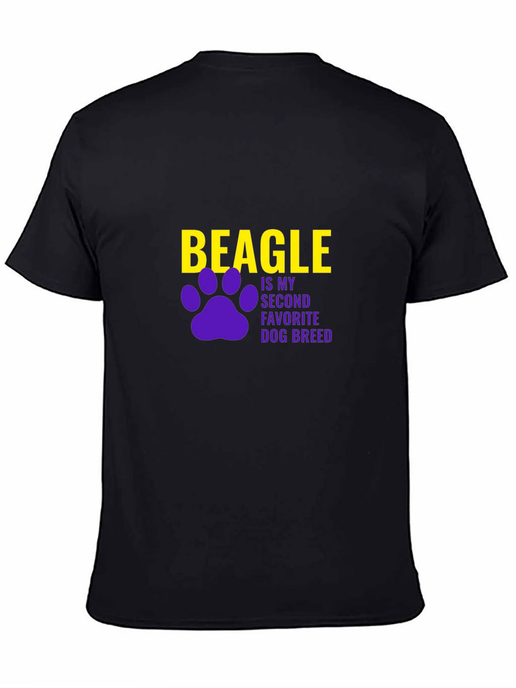 Beagle Dog Breed Black T-Shirt