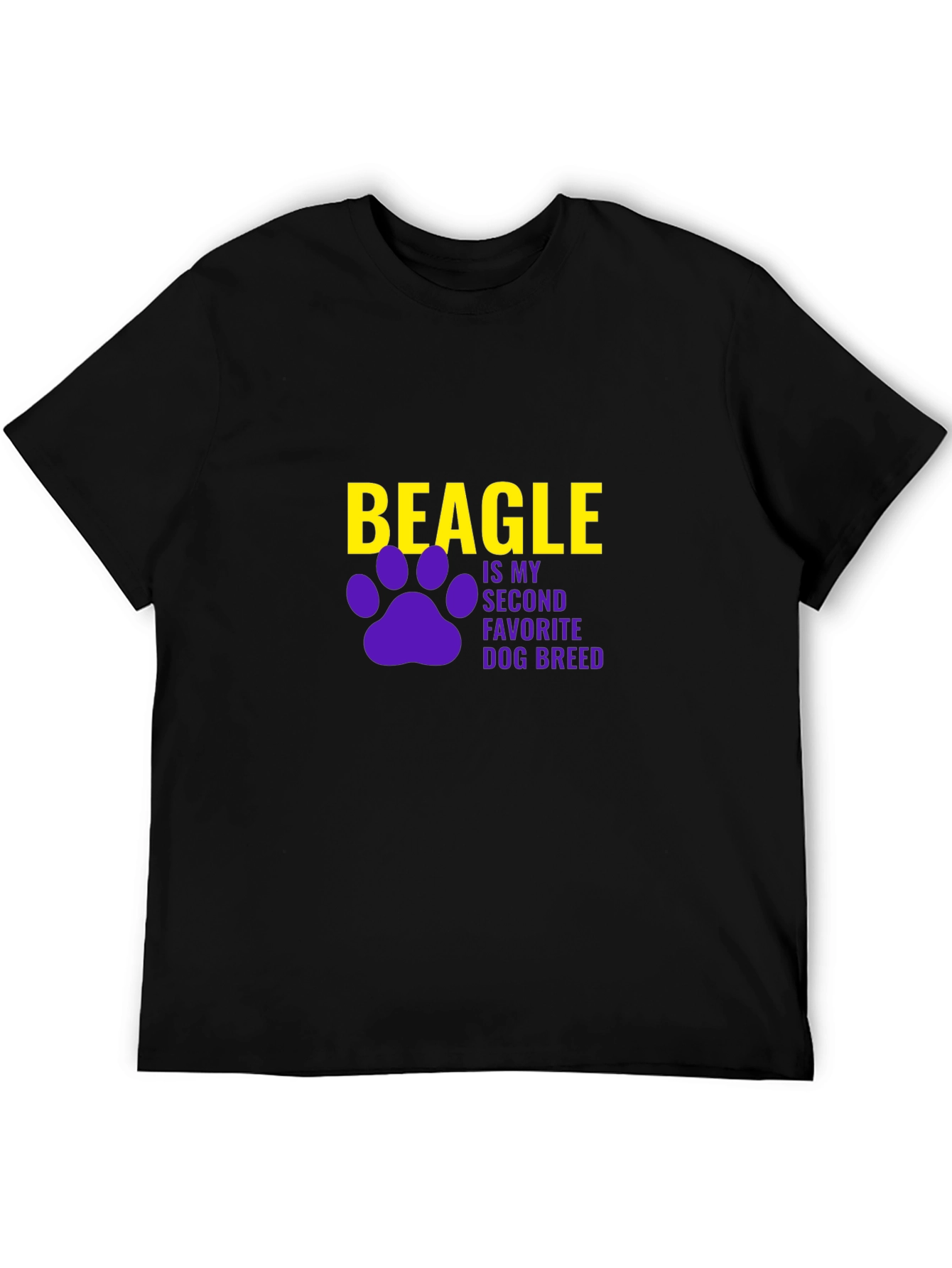 Beagle Dog Breed Black T-Shirt