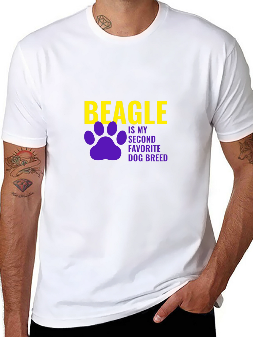 Beagle Dog Breed Black T-Shirt