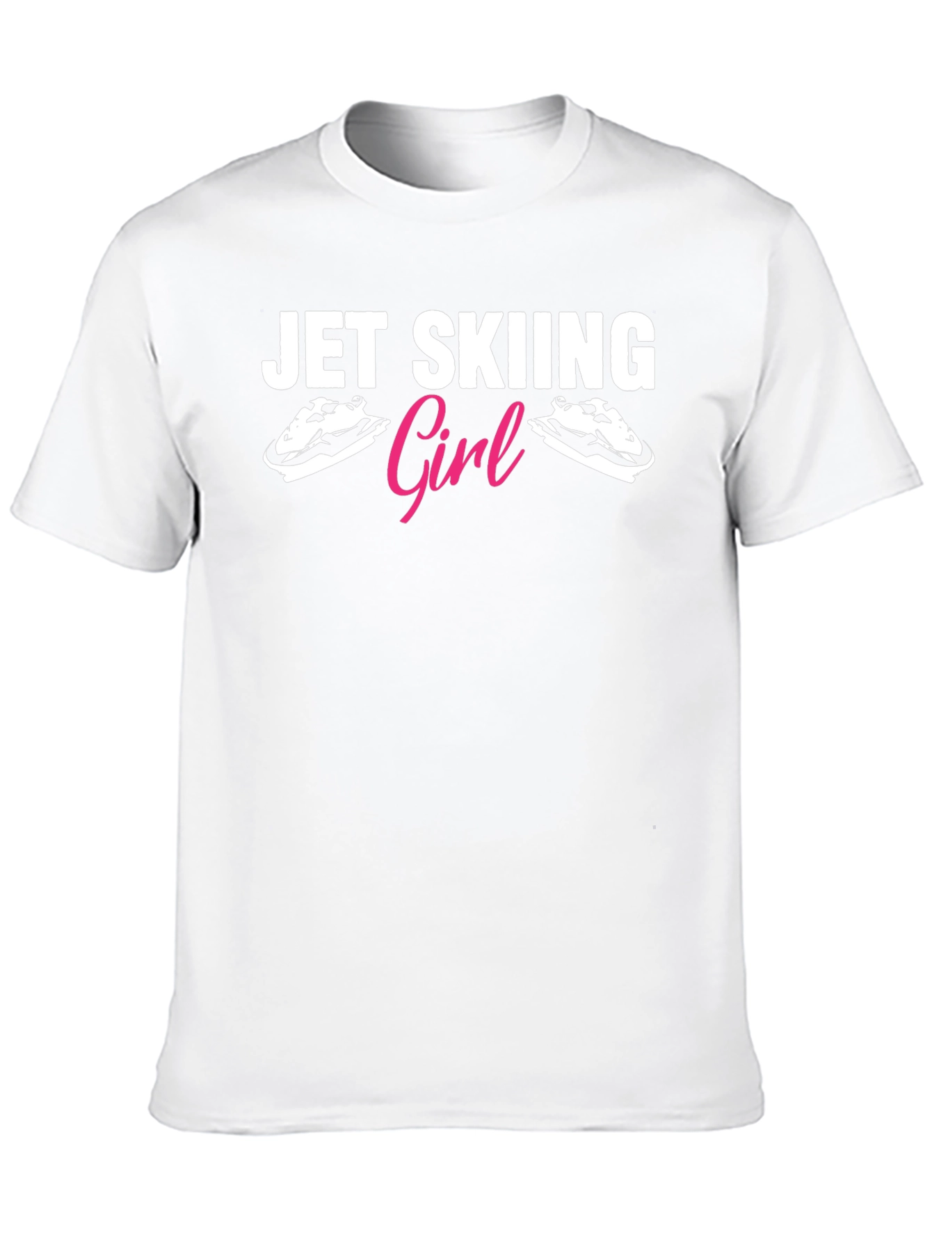 Jet Skiing Girl T-Shirt Black