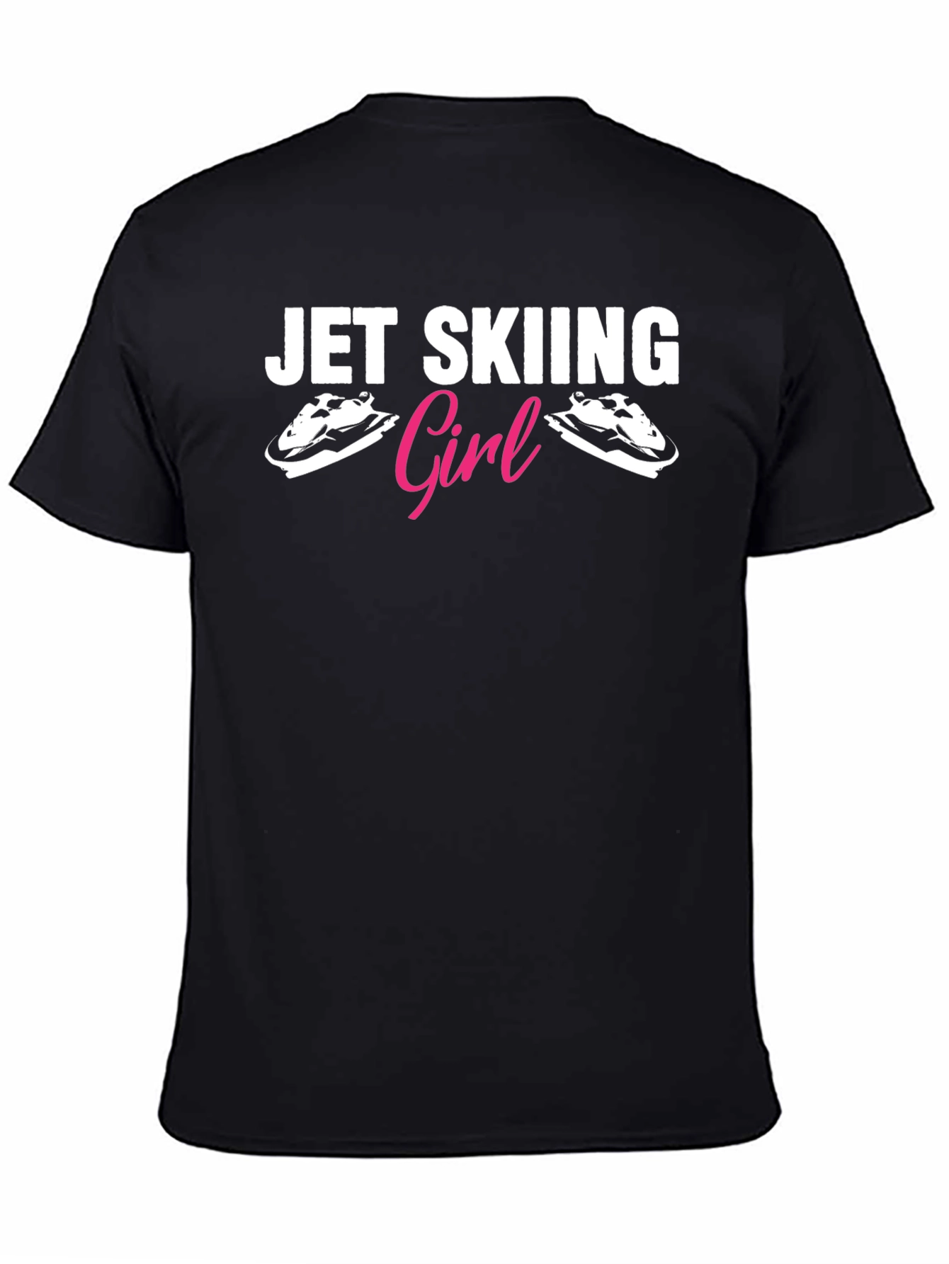 Jet Skiing Girl T-Shirt Black