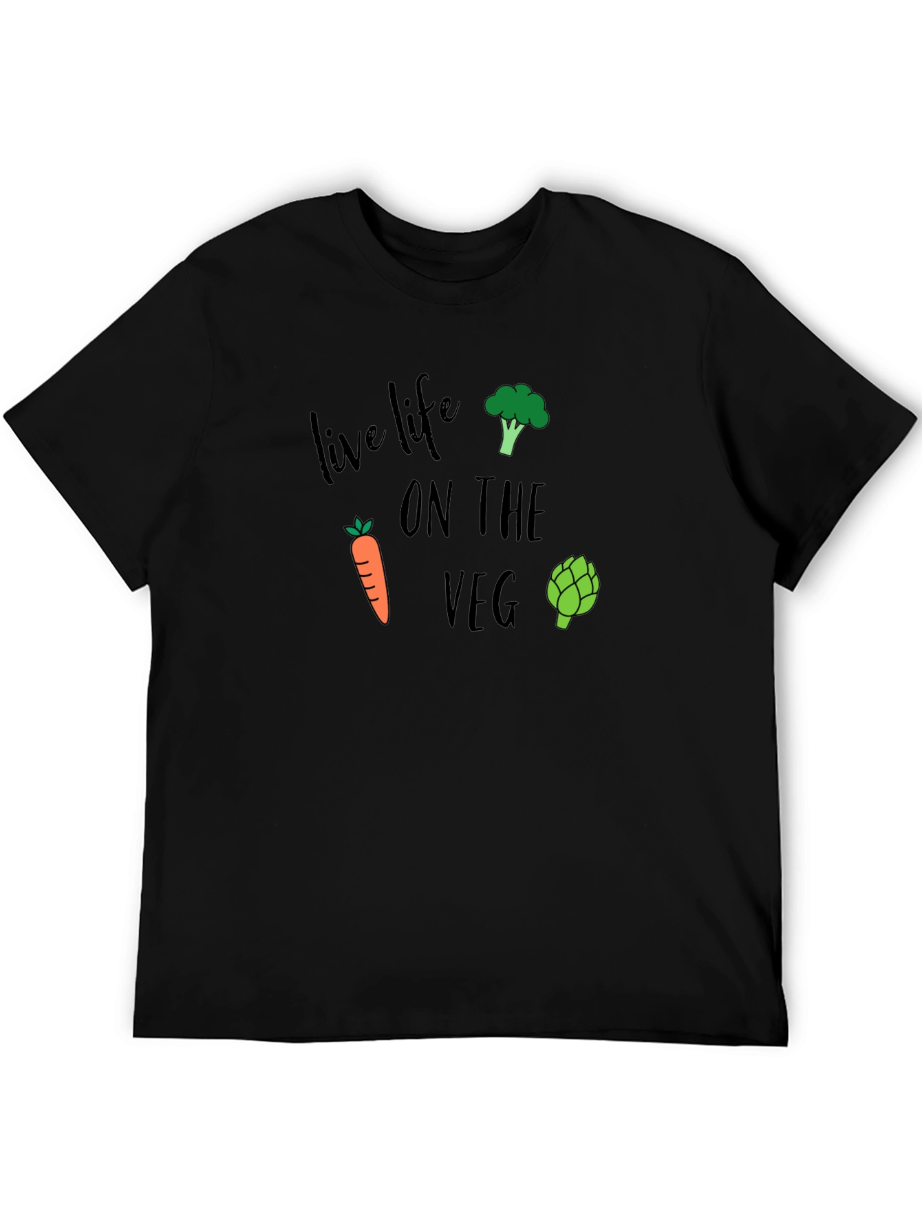 Live Life on the Veg T-Shirt - Vegan Graphic Tee
