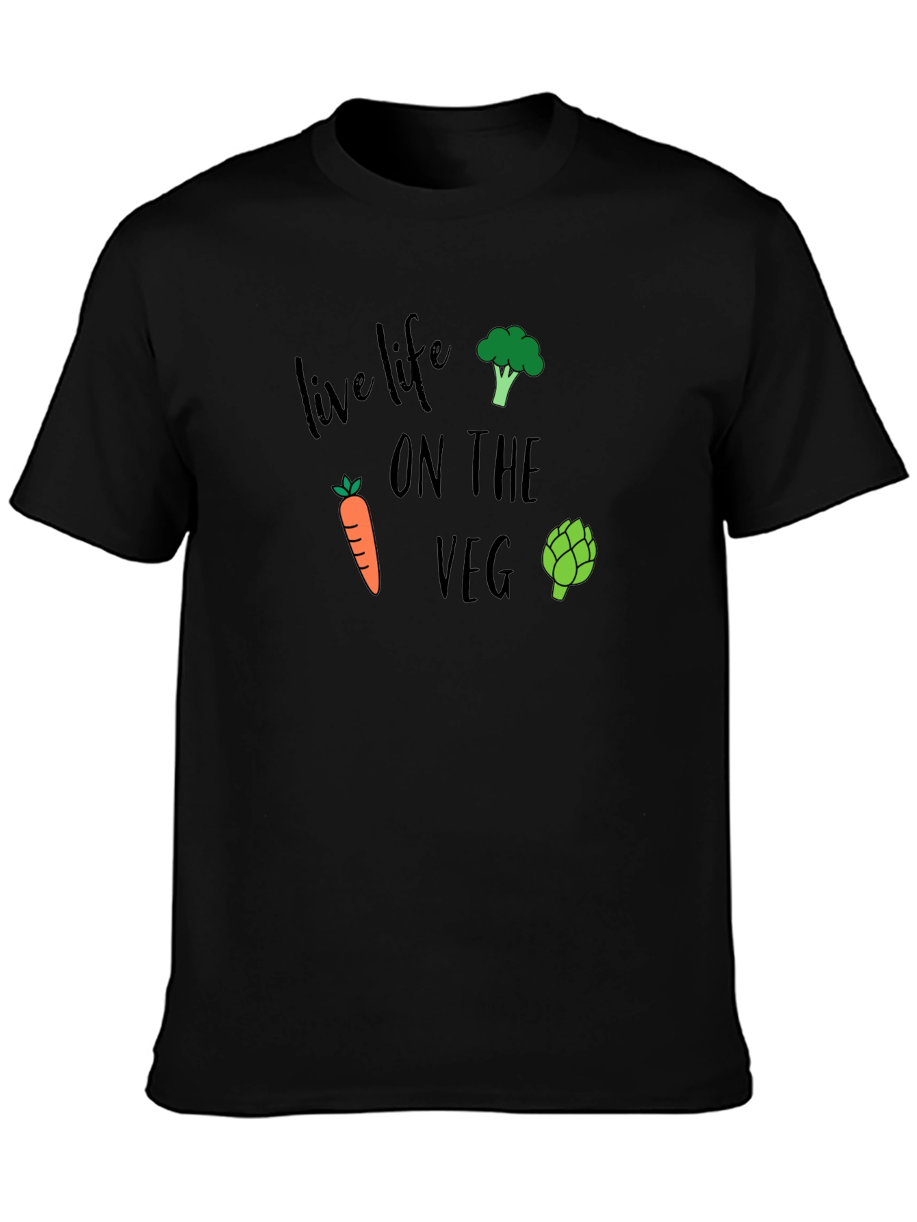 Live Life on the Veg T-Shirt - Vegan Graphic Tee
