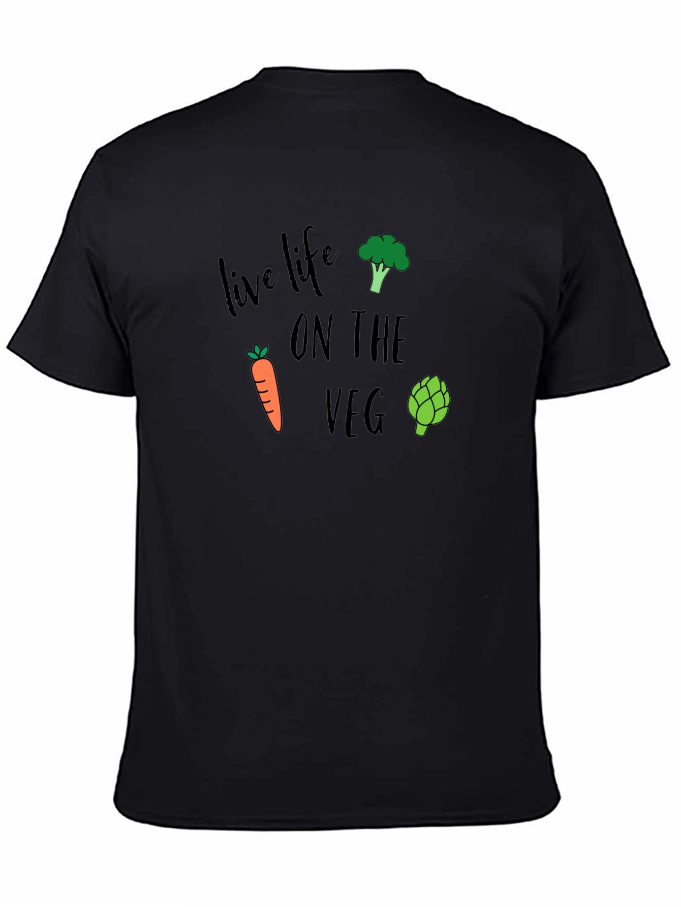 Live Life on the Veg T-Shirt - Vegan Graphic Tee