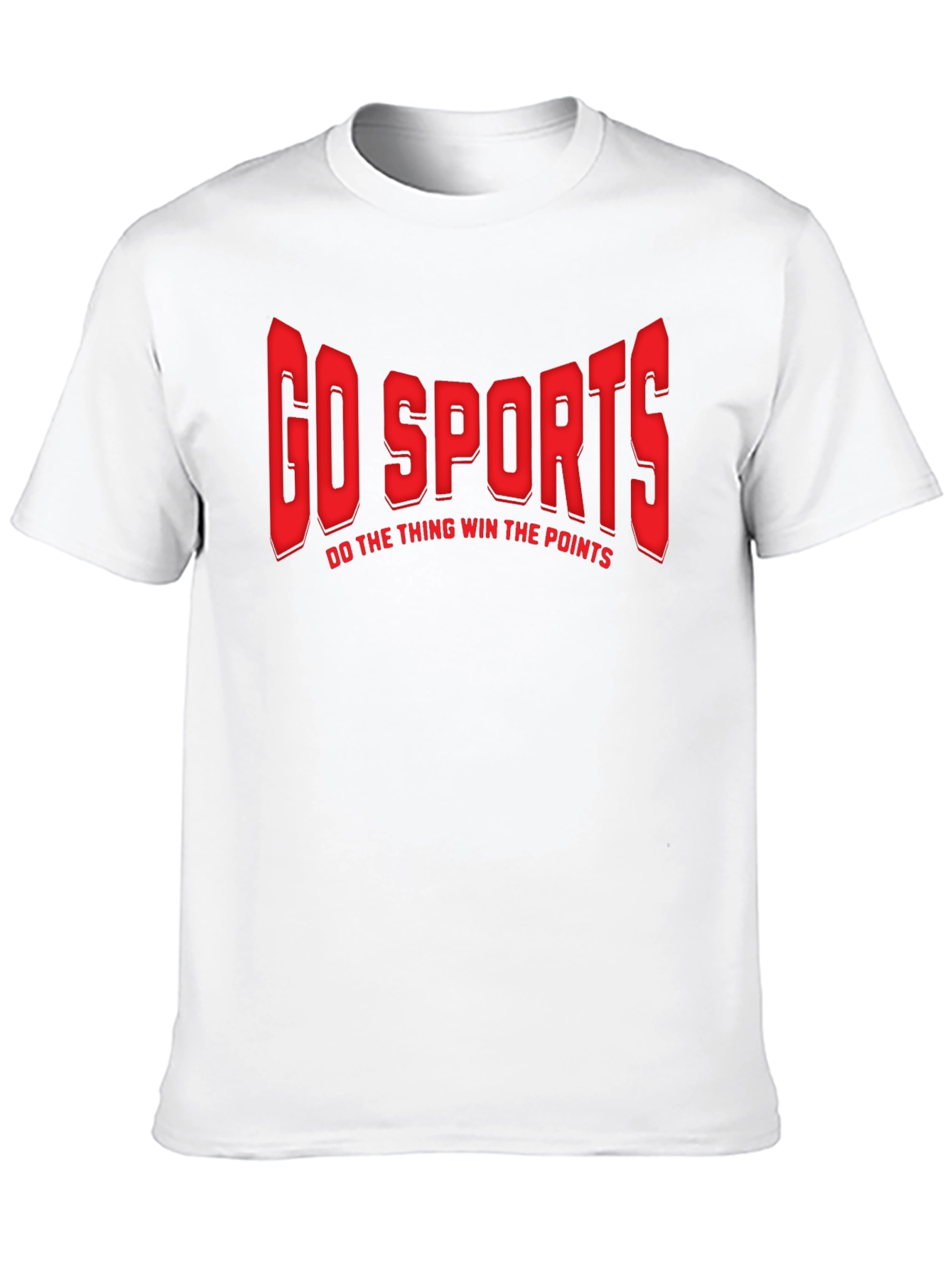 Go Sports Graphic T-Shirt - Funny Slogan Tee
