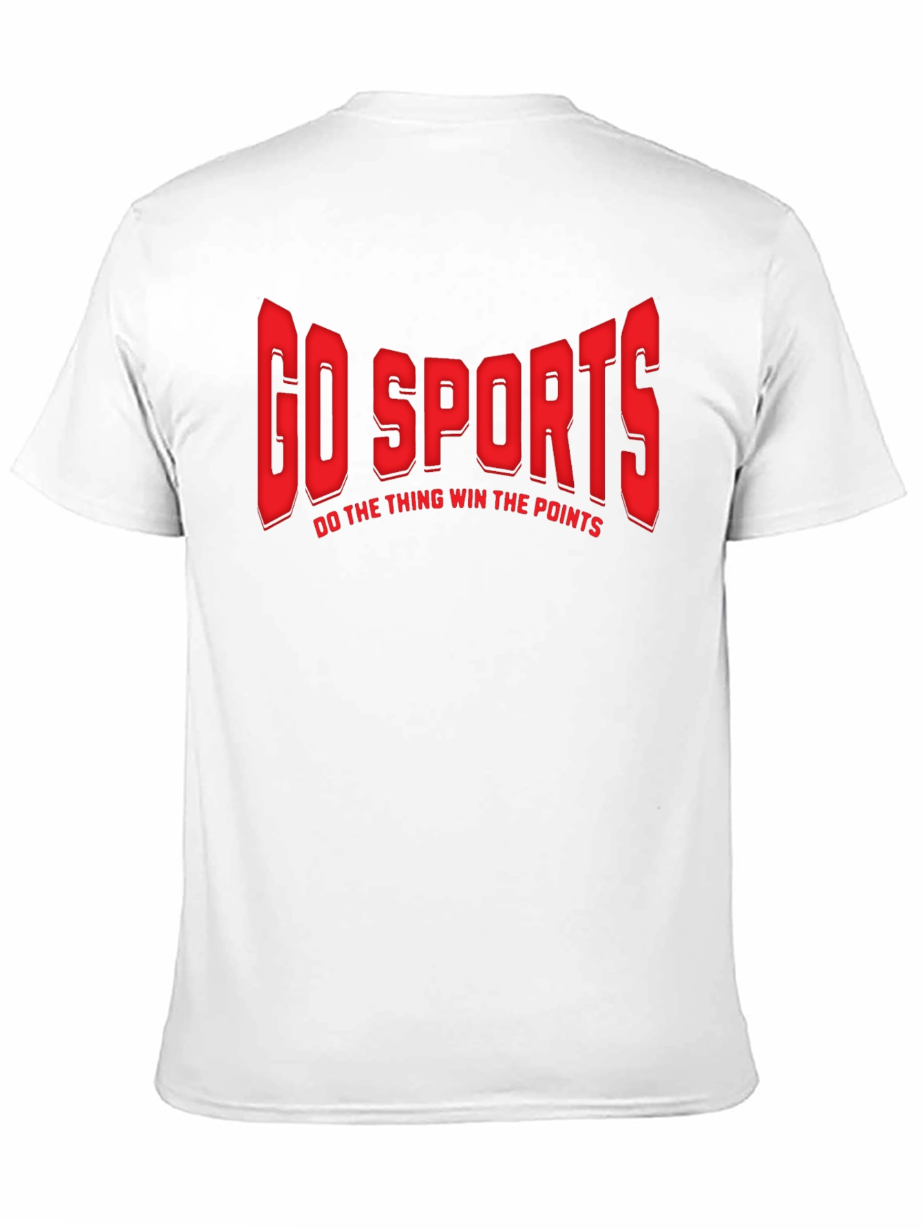 Go Sports Graphic T-Shirt - Funny Slogan Tee