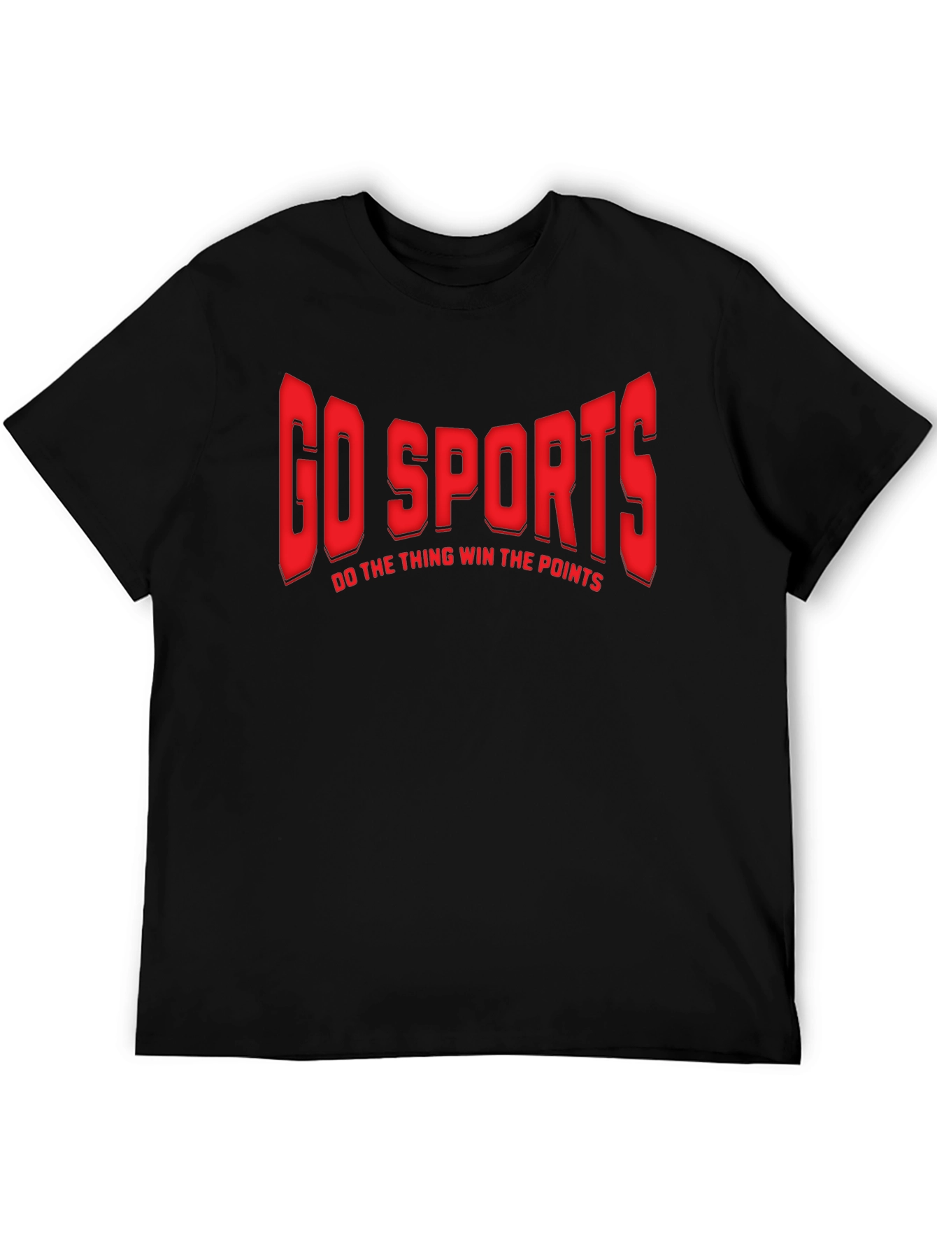 Go Sports Graphic T-Shirt - Funny Slogan Tee