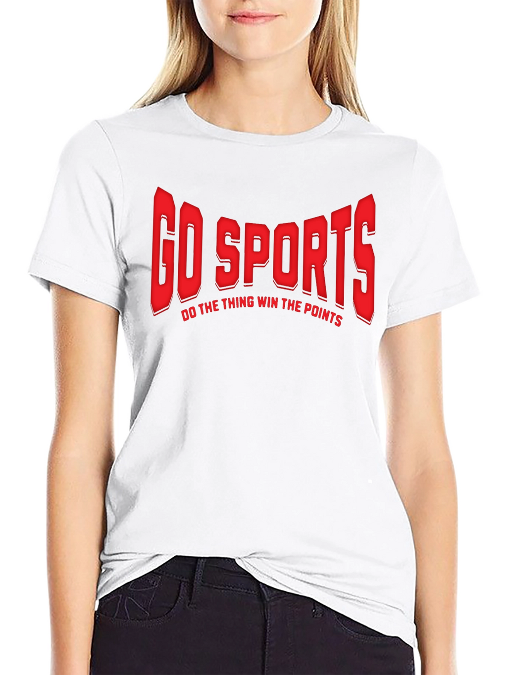 Go Sports Graphic T-Shirt - Funny Slogan Tee