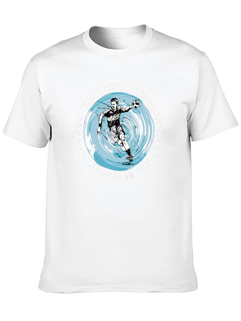 Finest Handballers Born in 1962 Black T-Shirt
