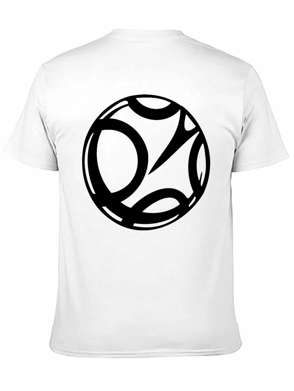 Abstract Graphic Black T-Shirt