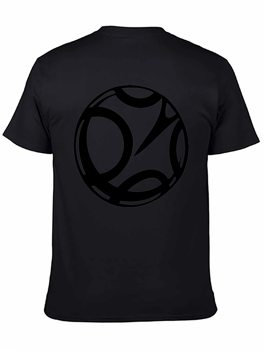 Abstract Graphic Black T-Shirt
