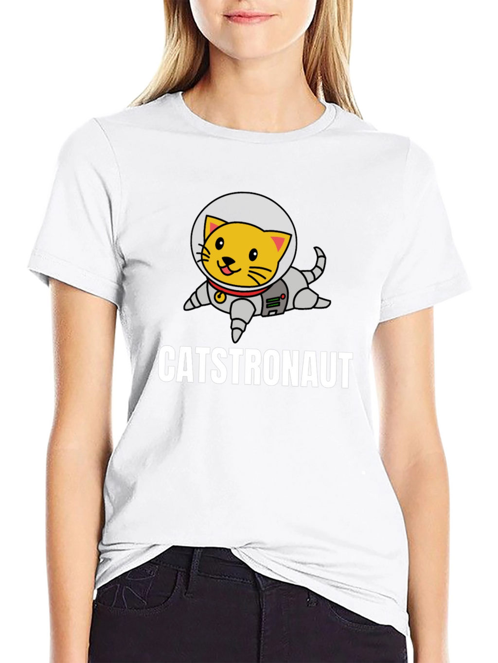 Catstronaut T-Shirt: Funny Space Cat Graphic Tee