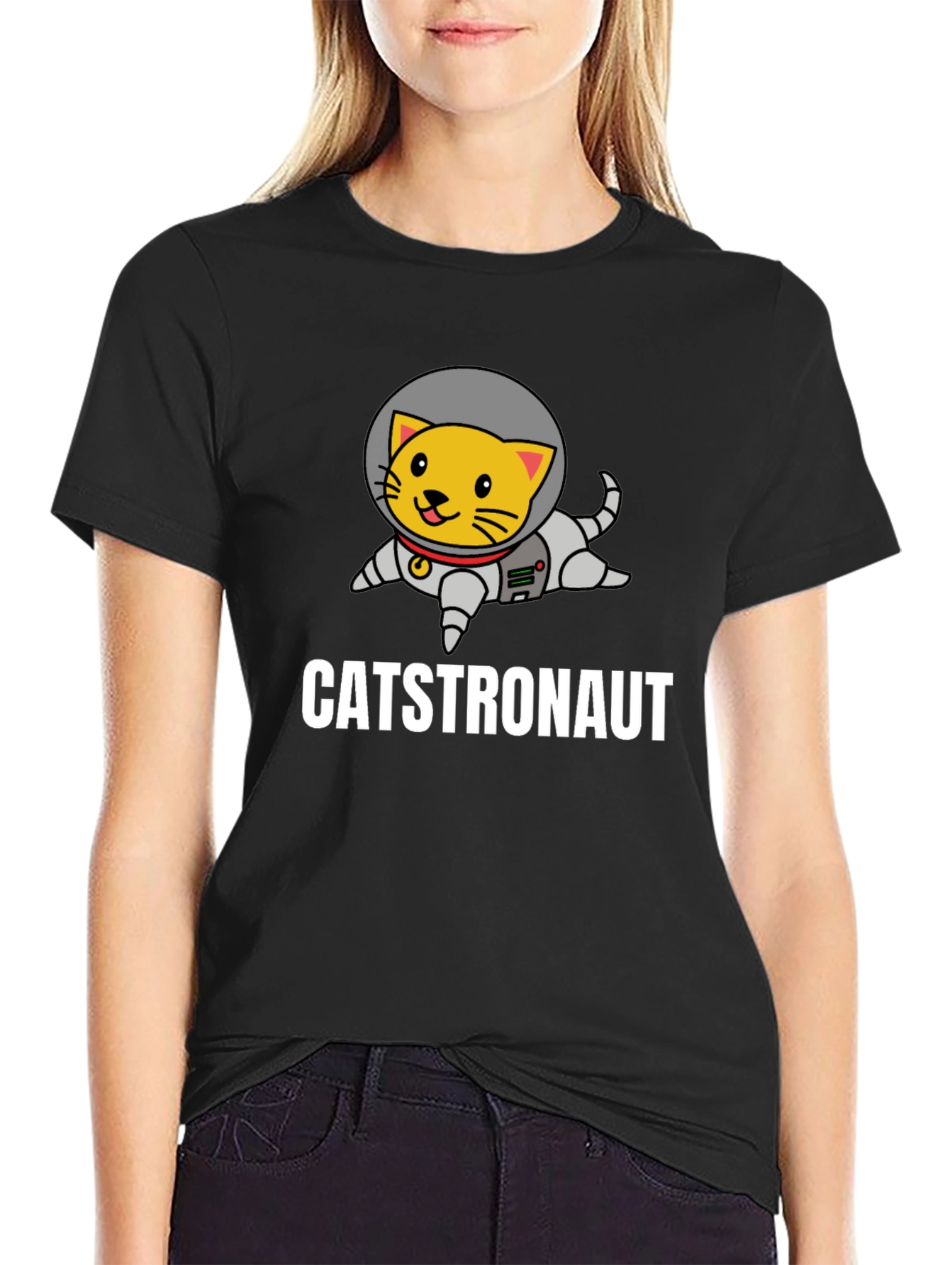 Catstronaut T-Shirt: Funny Space Cat Graphic Tee