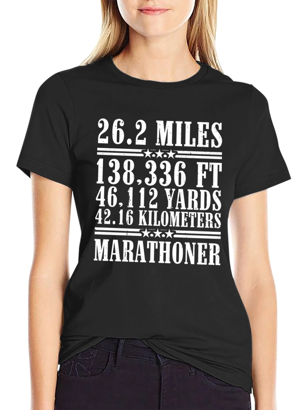 Marathoner 26.2 Miles Graphic T-Shirt