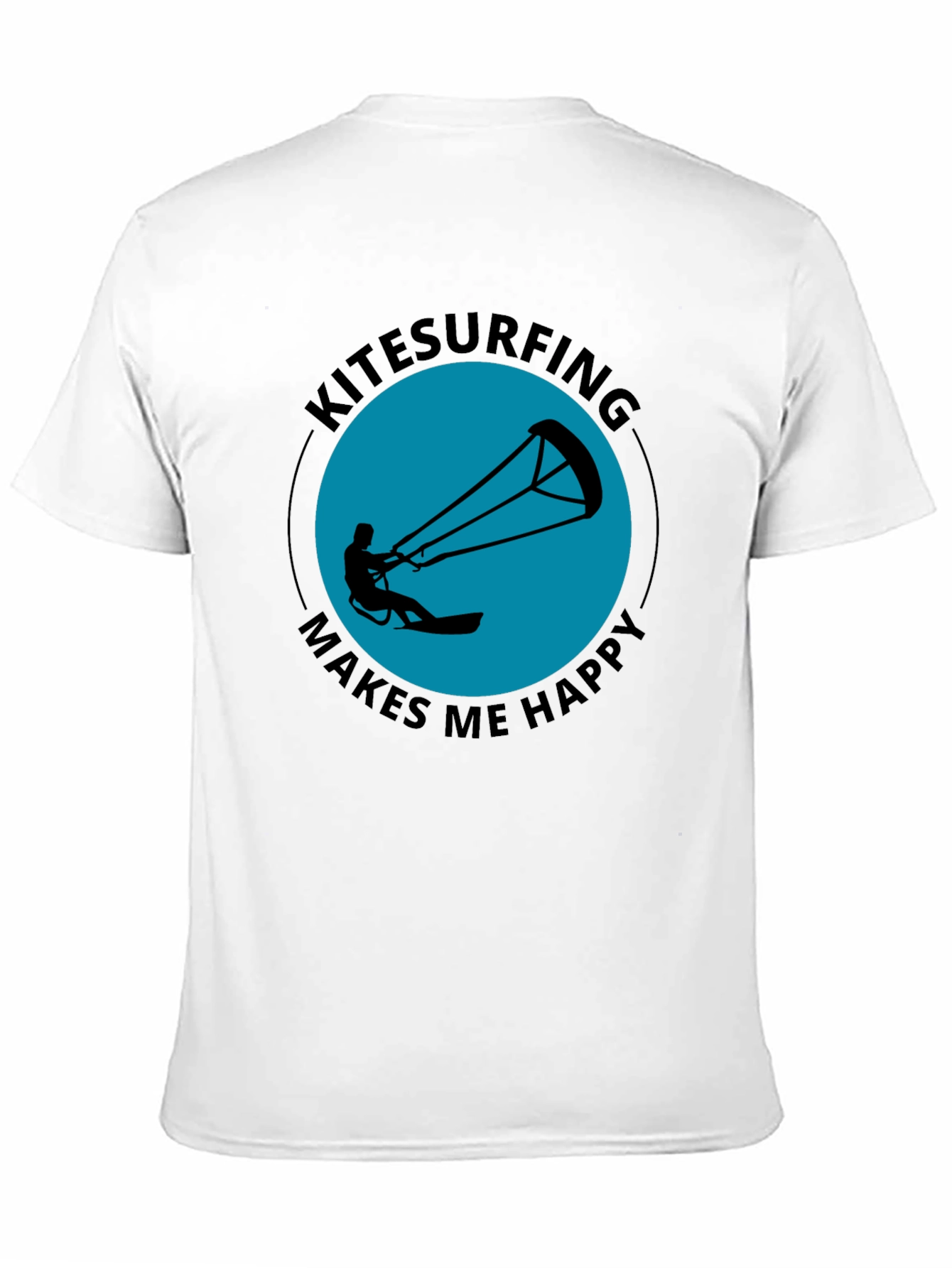Kitesurfing Makes Me Happy Graphic Tee