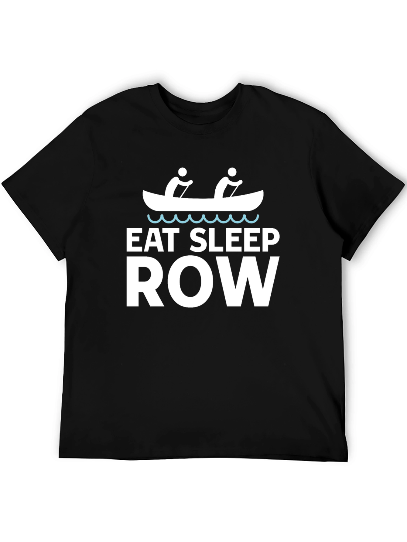 Eat Sleep Row T-Shirt - Funny Rowing Tee
