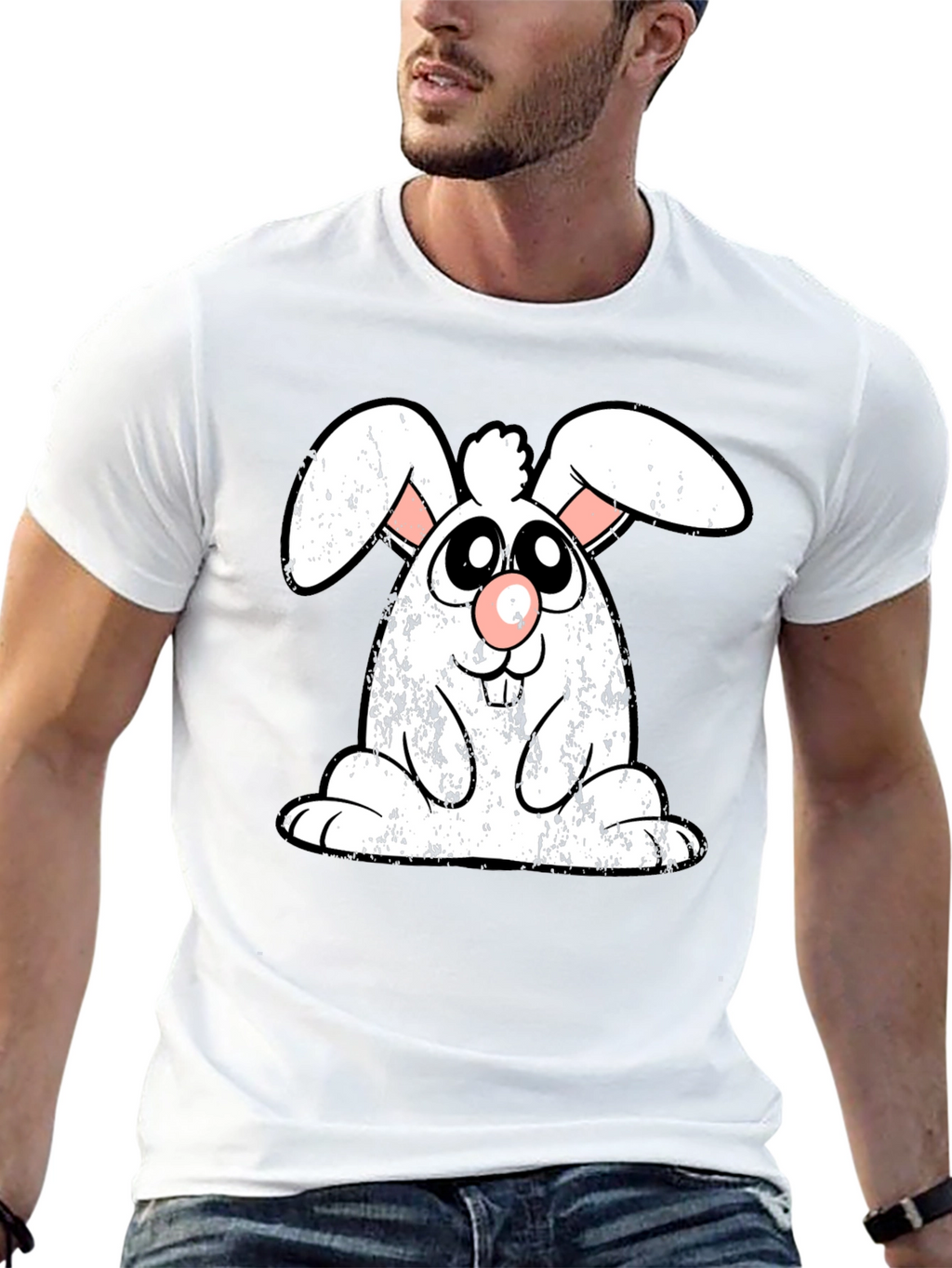 Bunny Graphic Tee - Quirky Style!