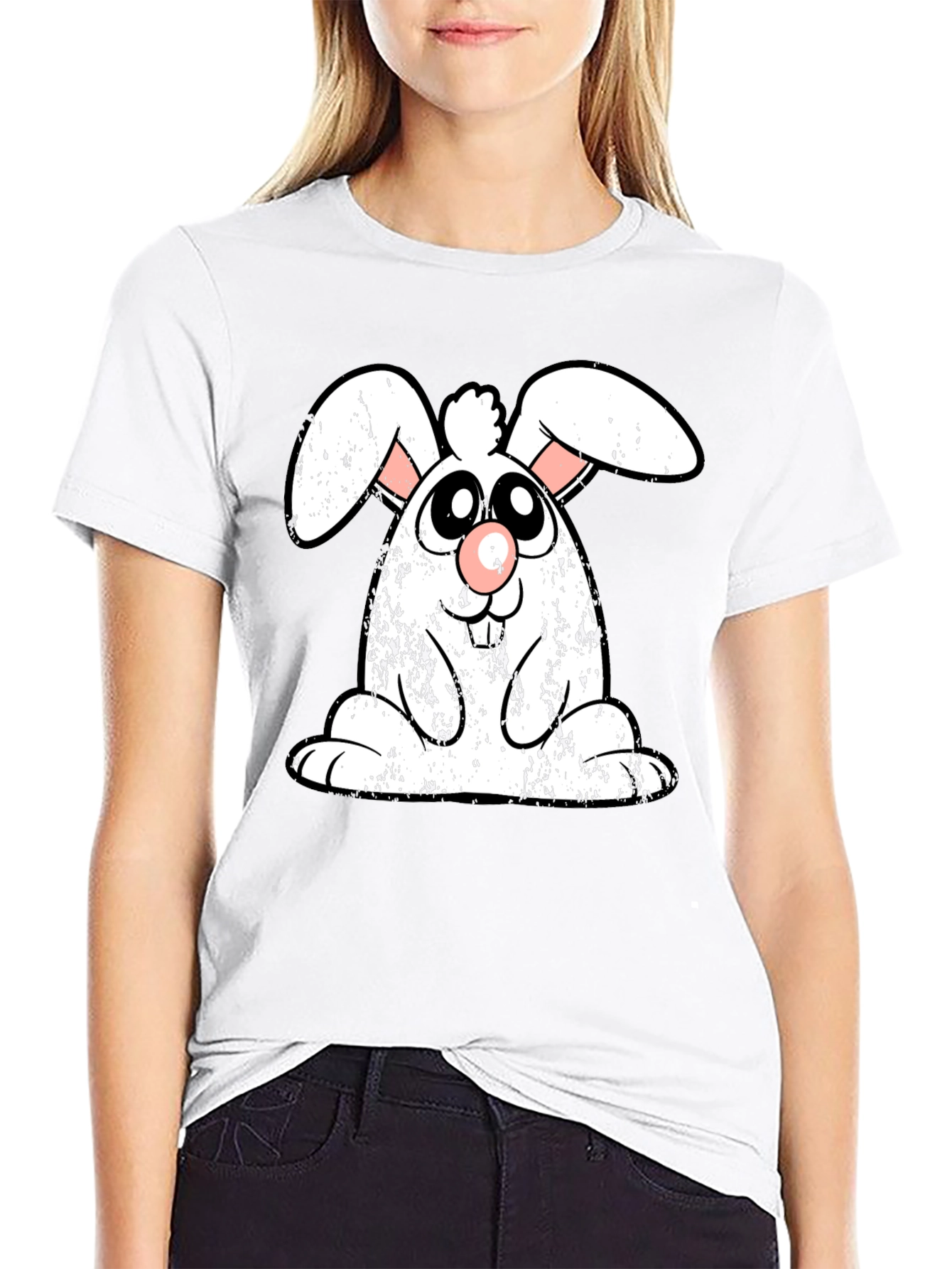 Bunny Graphic Tee - Quirky Style!