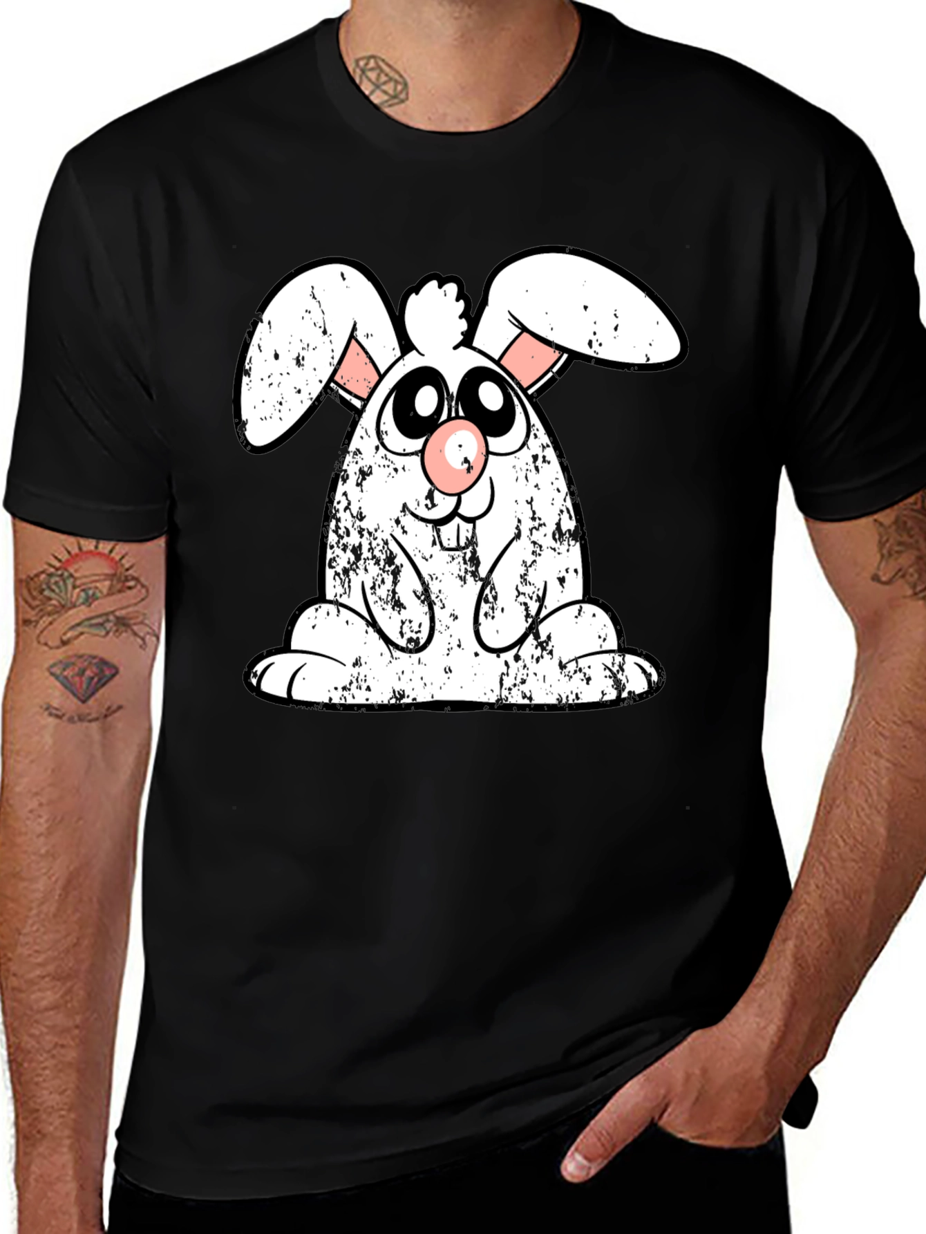Bunny Graphic Tee - Quirky Style!
