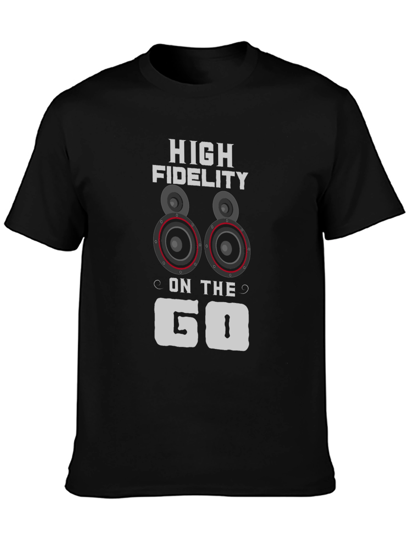 High Fidelity On The Go Black T-Shirt