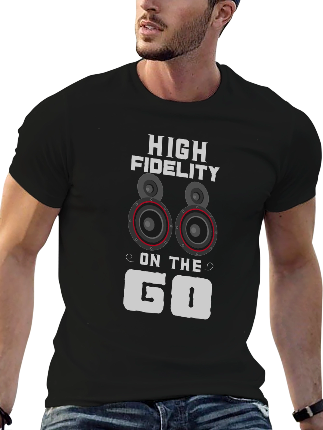 High Fidelity On The Go Black T-Shirt