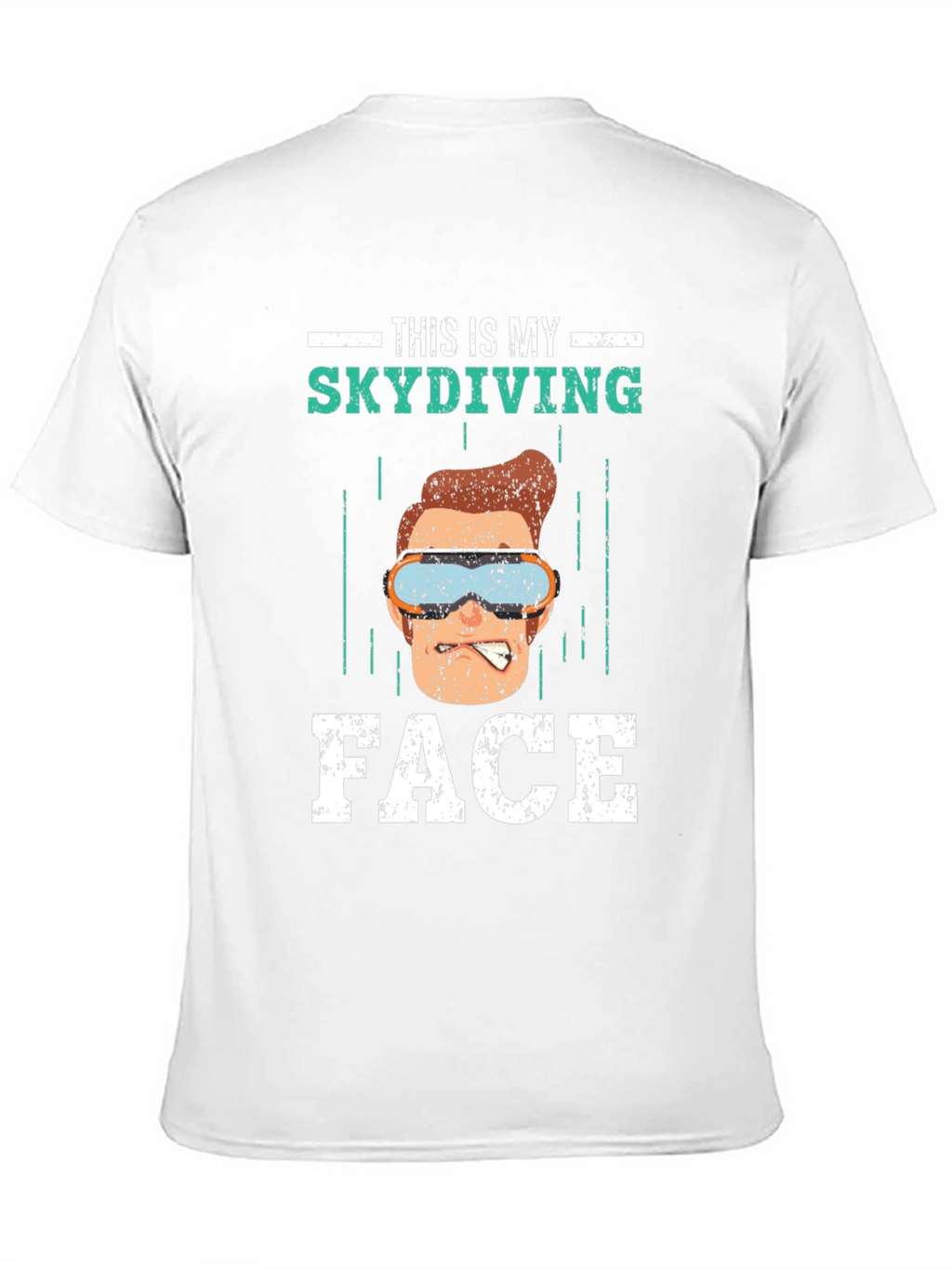 Funny Skydiving Face T-Shirt - Skydiving Apparel