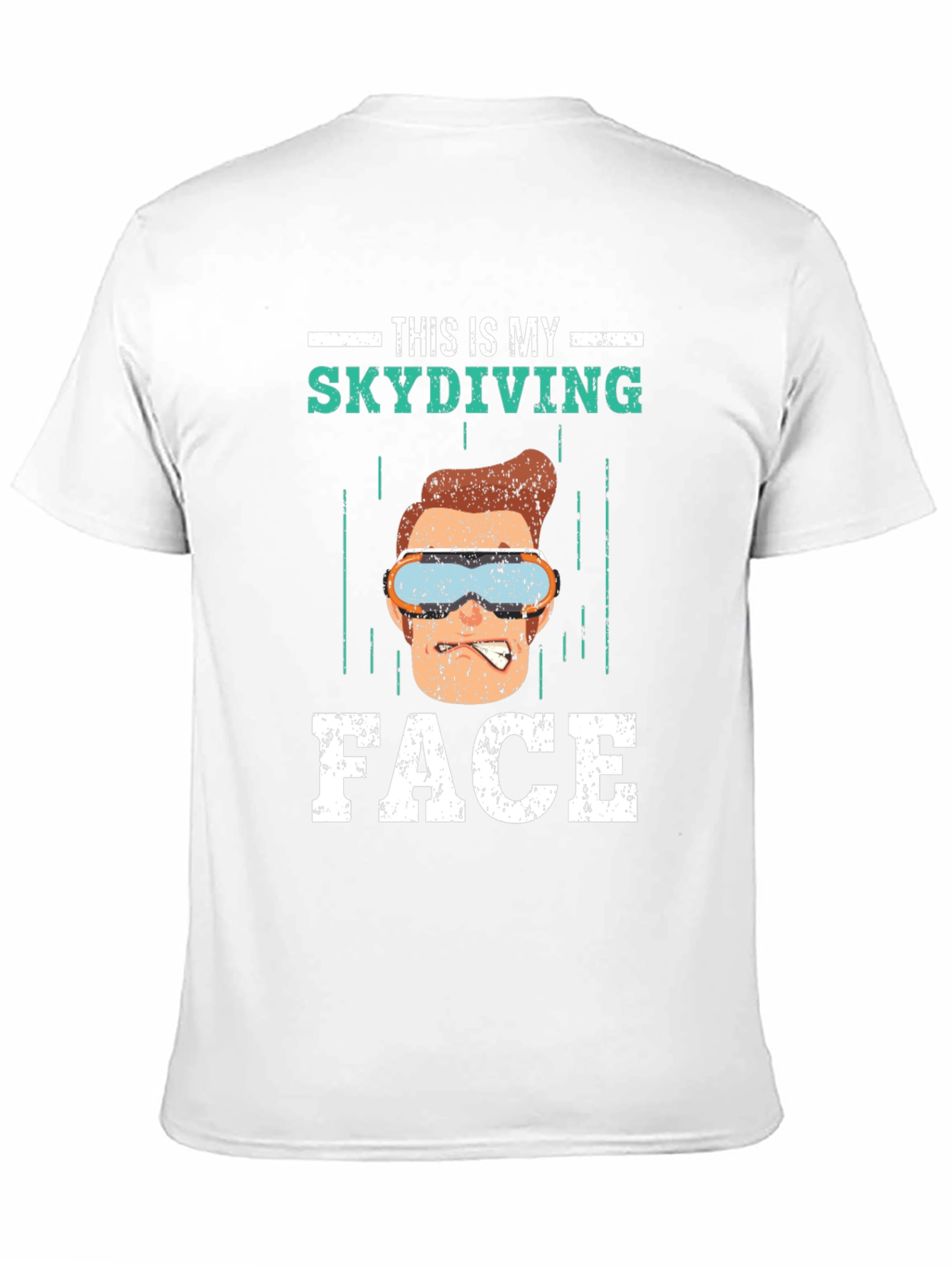 Funny Skydiving Face T-Shirt - Skydiving Apparel