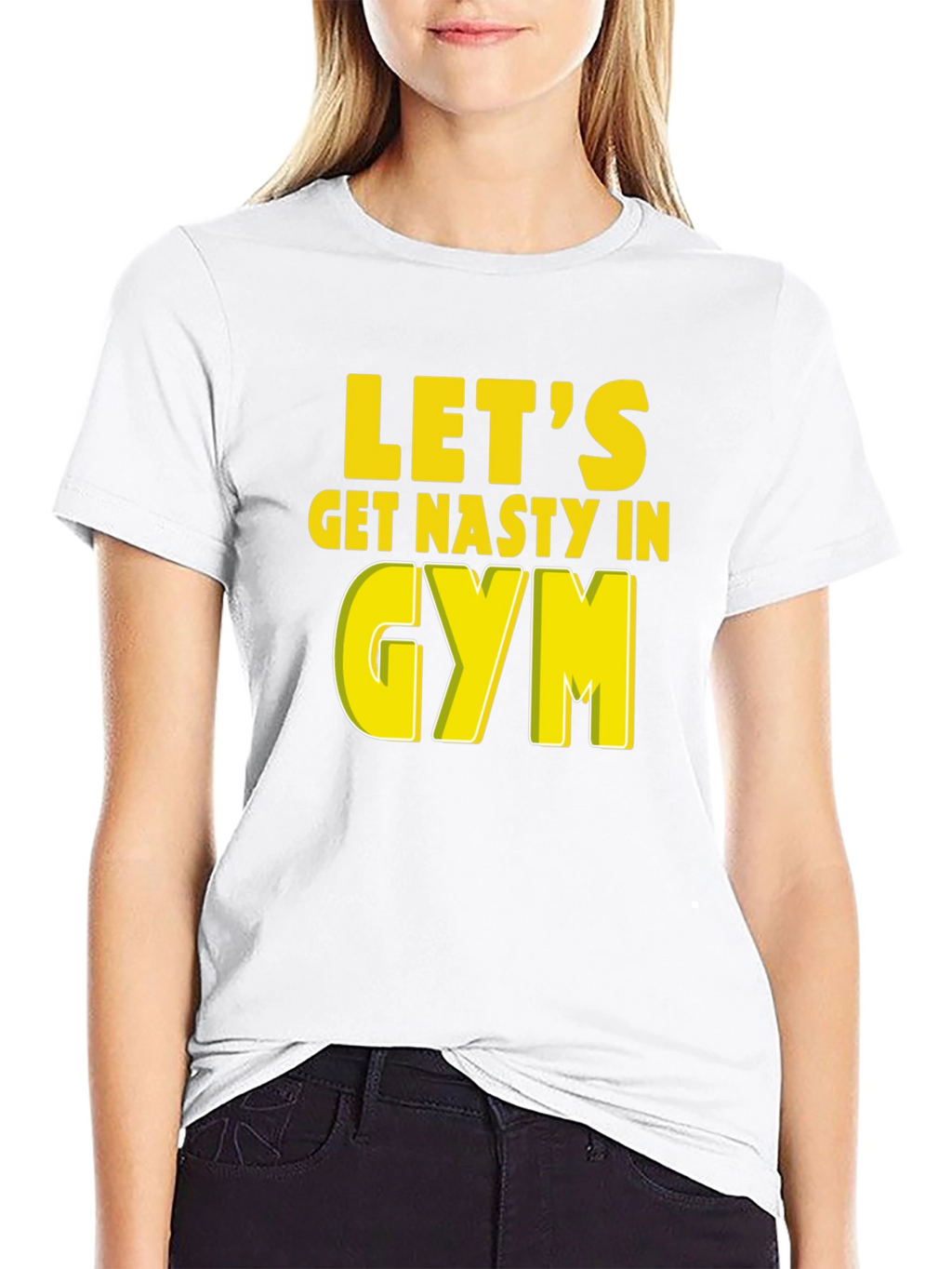 Lets Get Nasty In Gym Graphic T-Shirt